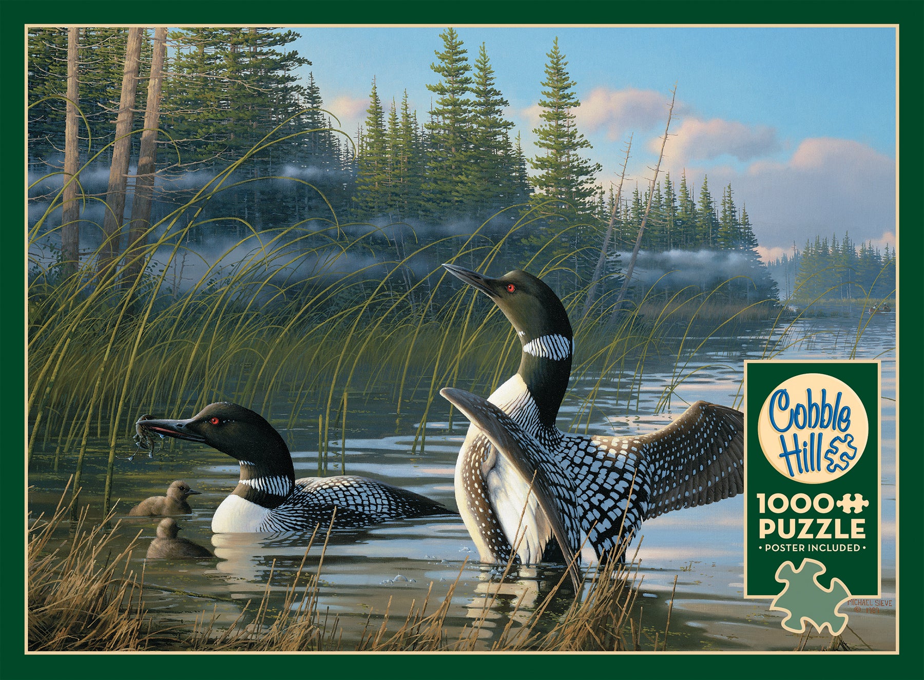 Common Loons 1000 Piece Puzzle