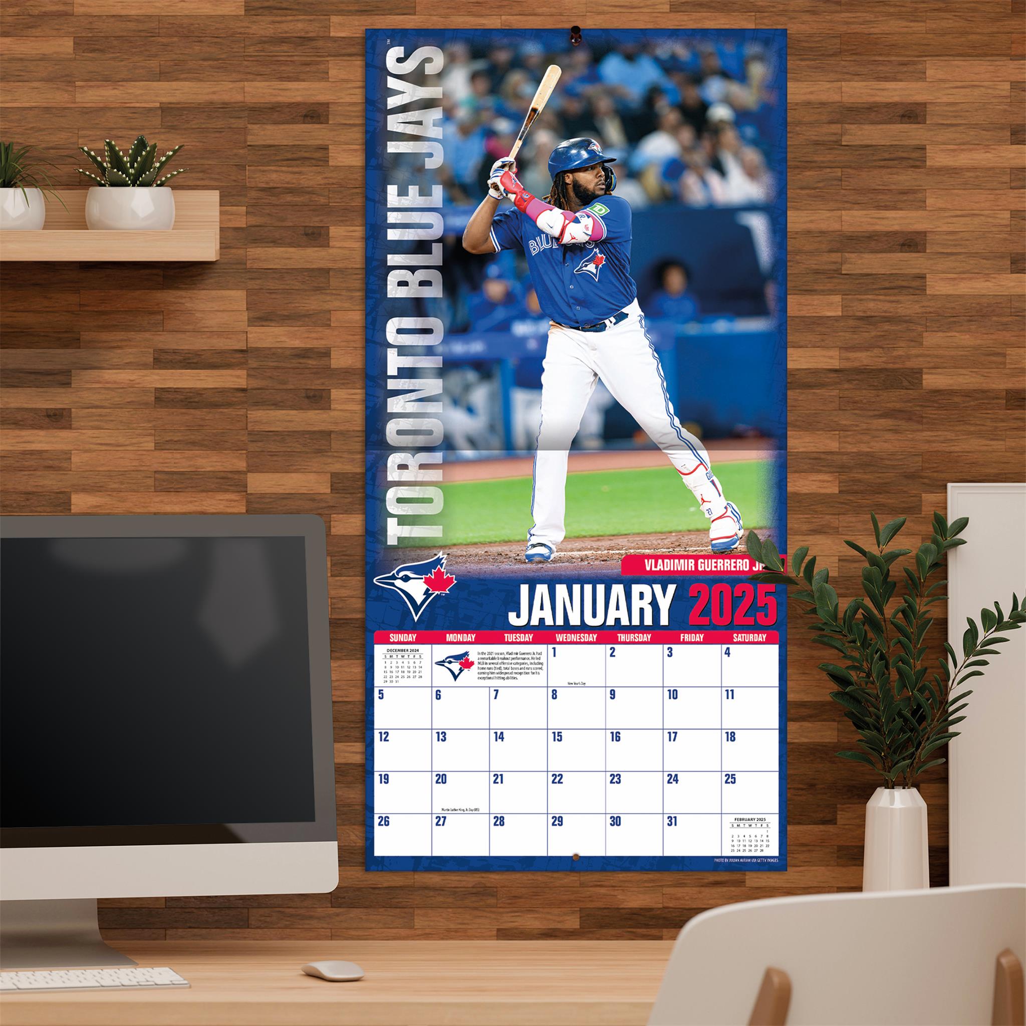 MLB Elite Wall 2025 Calendar