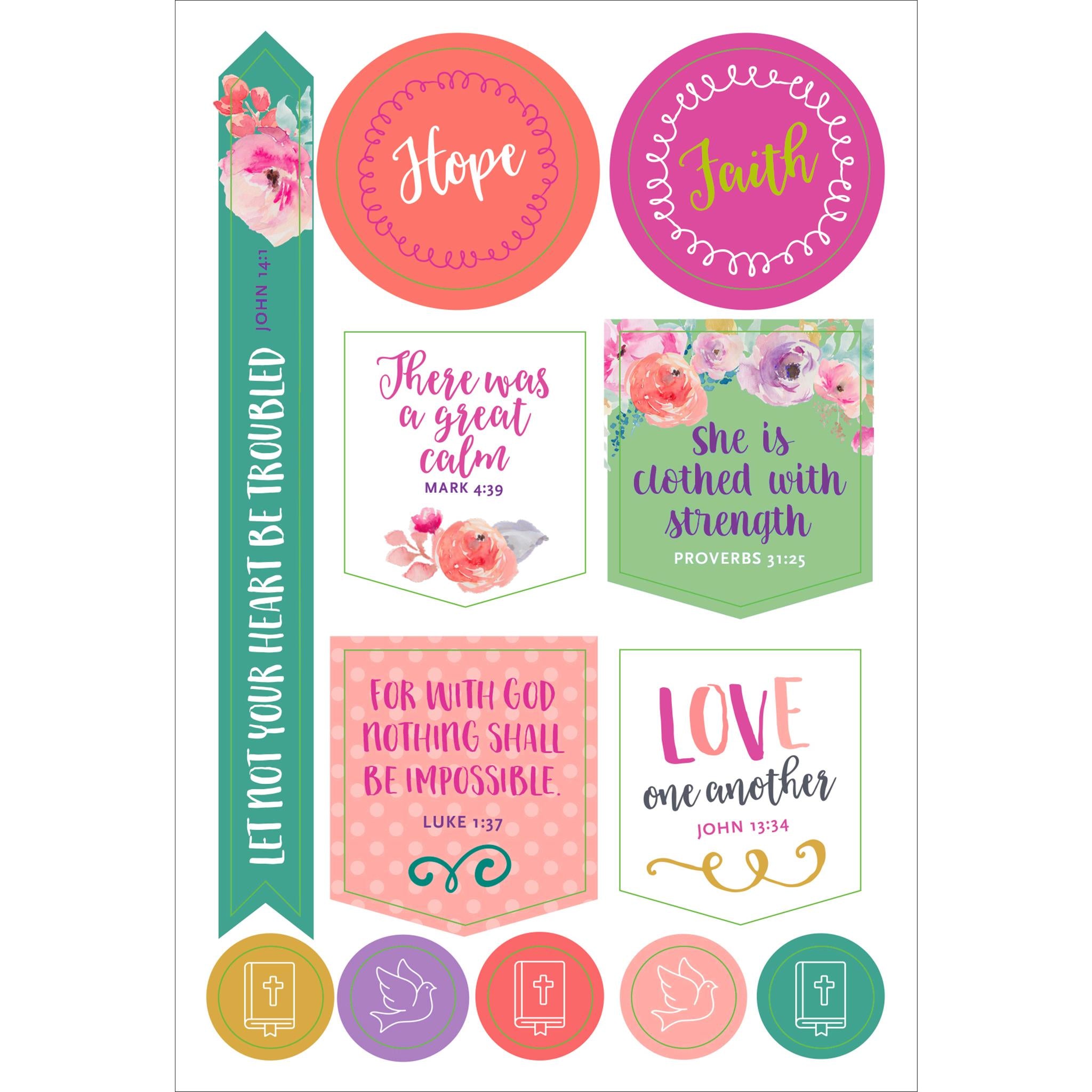 Faith Planner Stickers