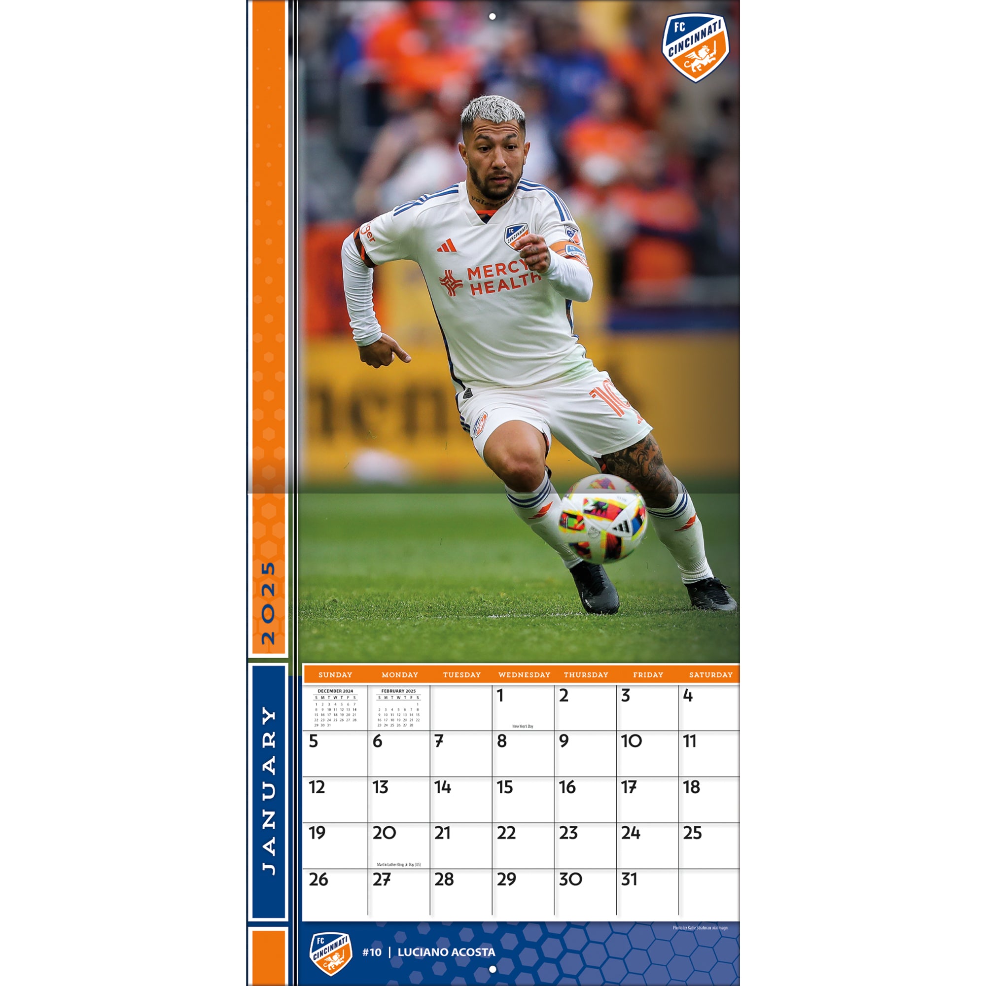 MLS Cincinnati Wall 2025 Calendar - Online Exclusive