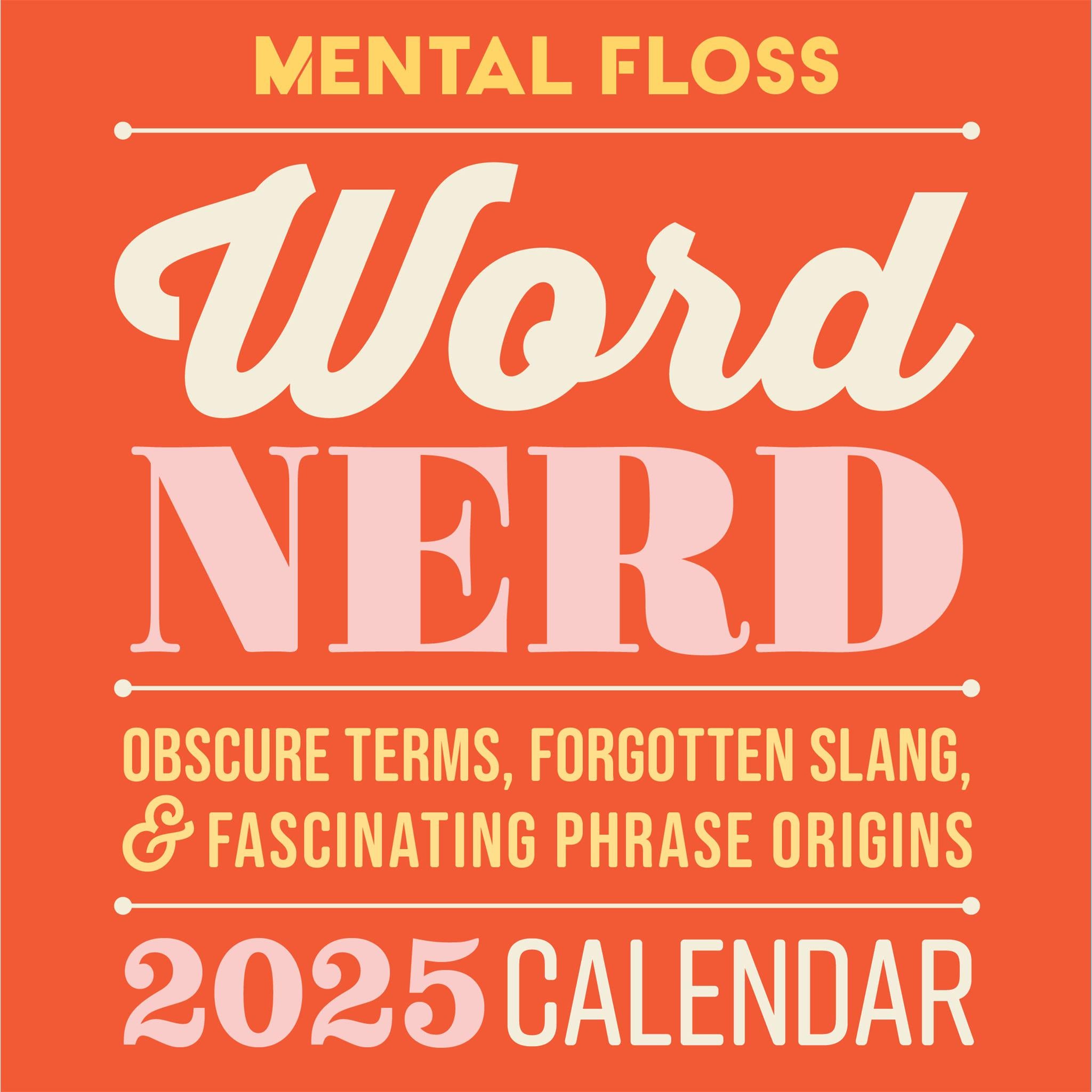 Word Nerd Box 2025 Calendar - Online Exclusive