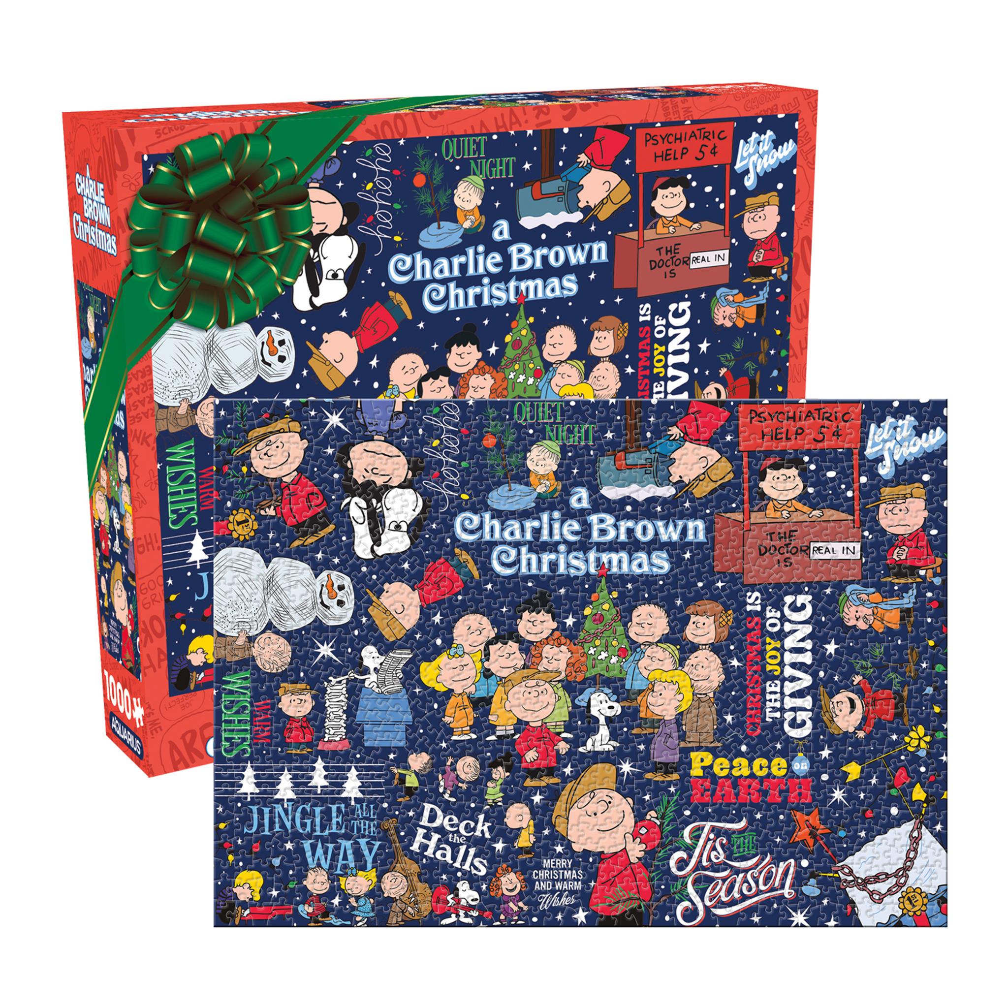 Charlie Brown Tis the Season 1000 Piece Puzzle