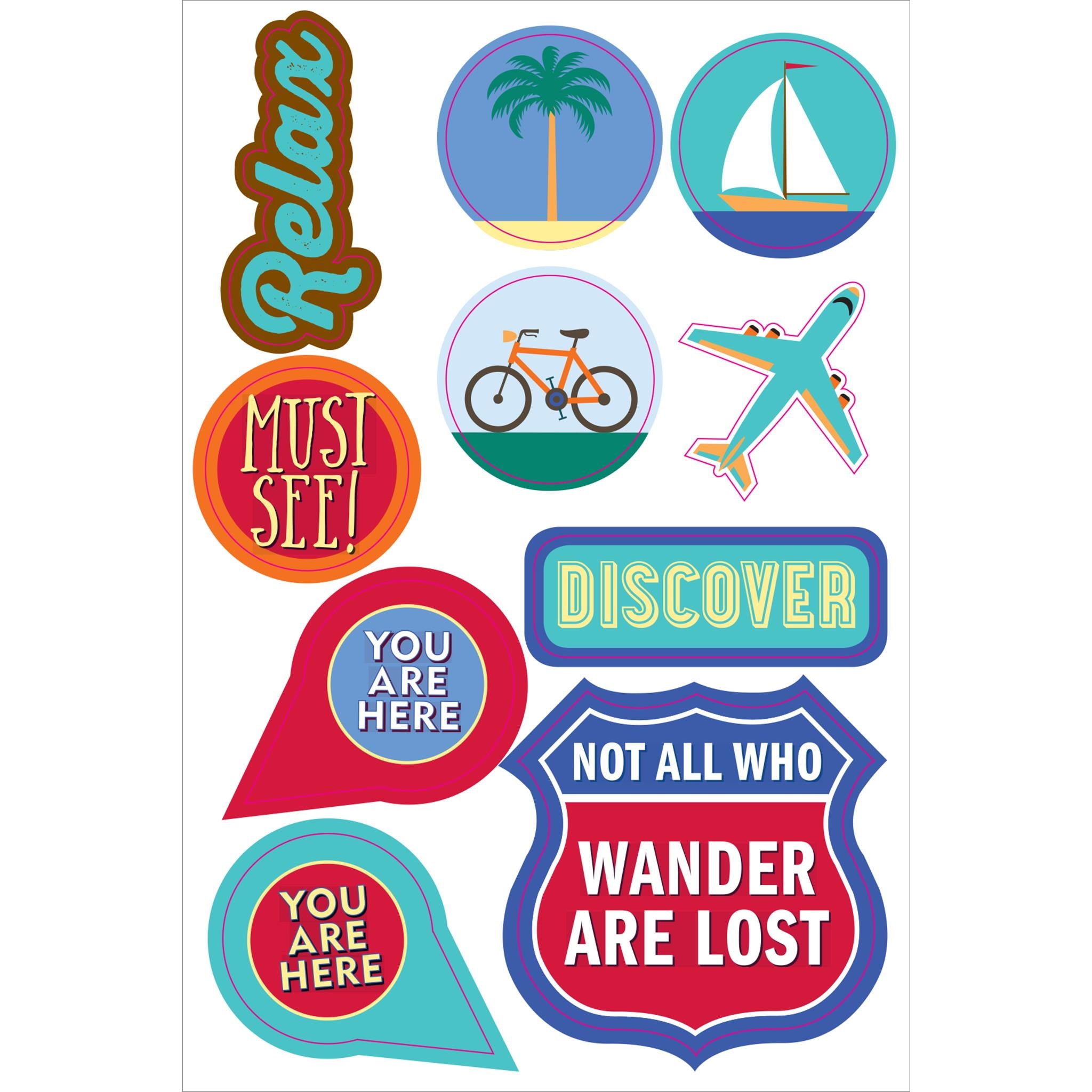 Travel Planner Stickers