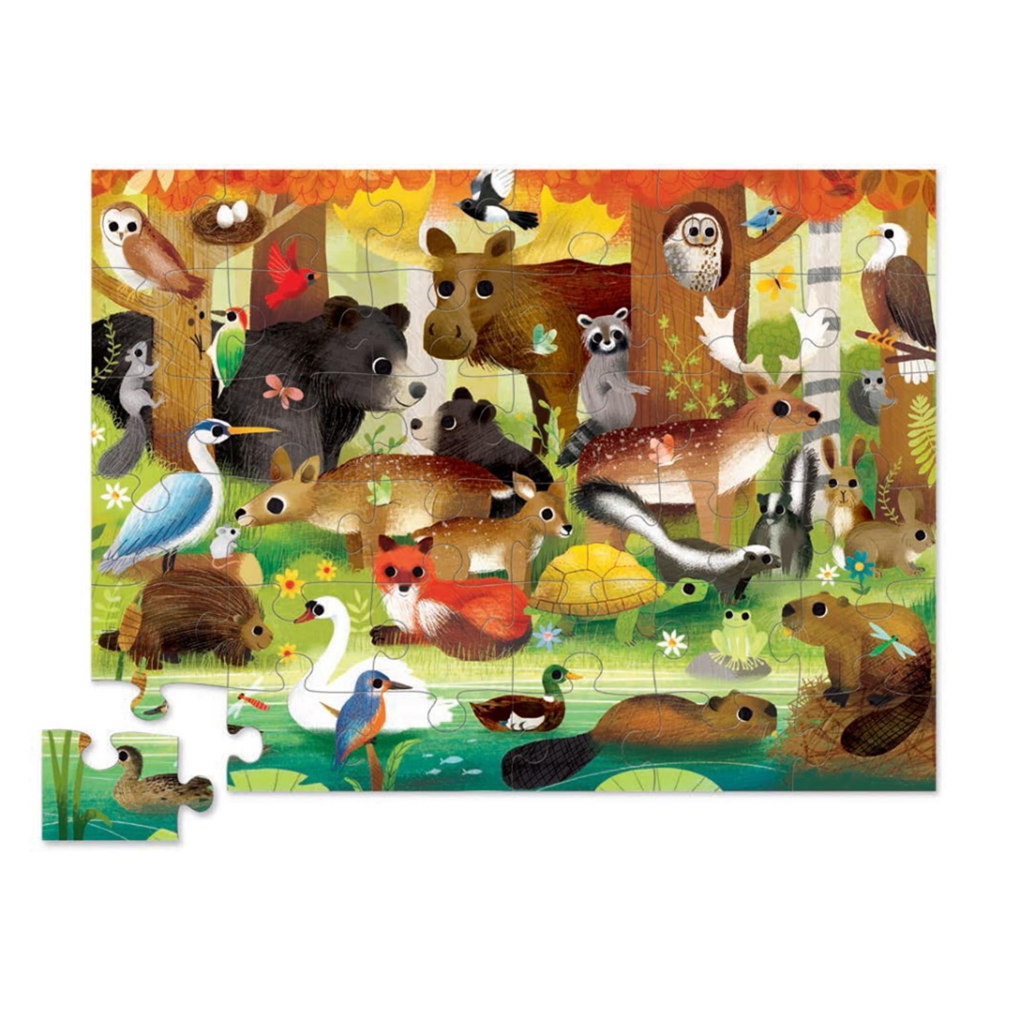 Forest Friends Floor 36 Piece Puzzle