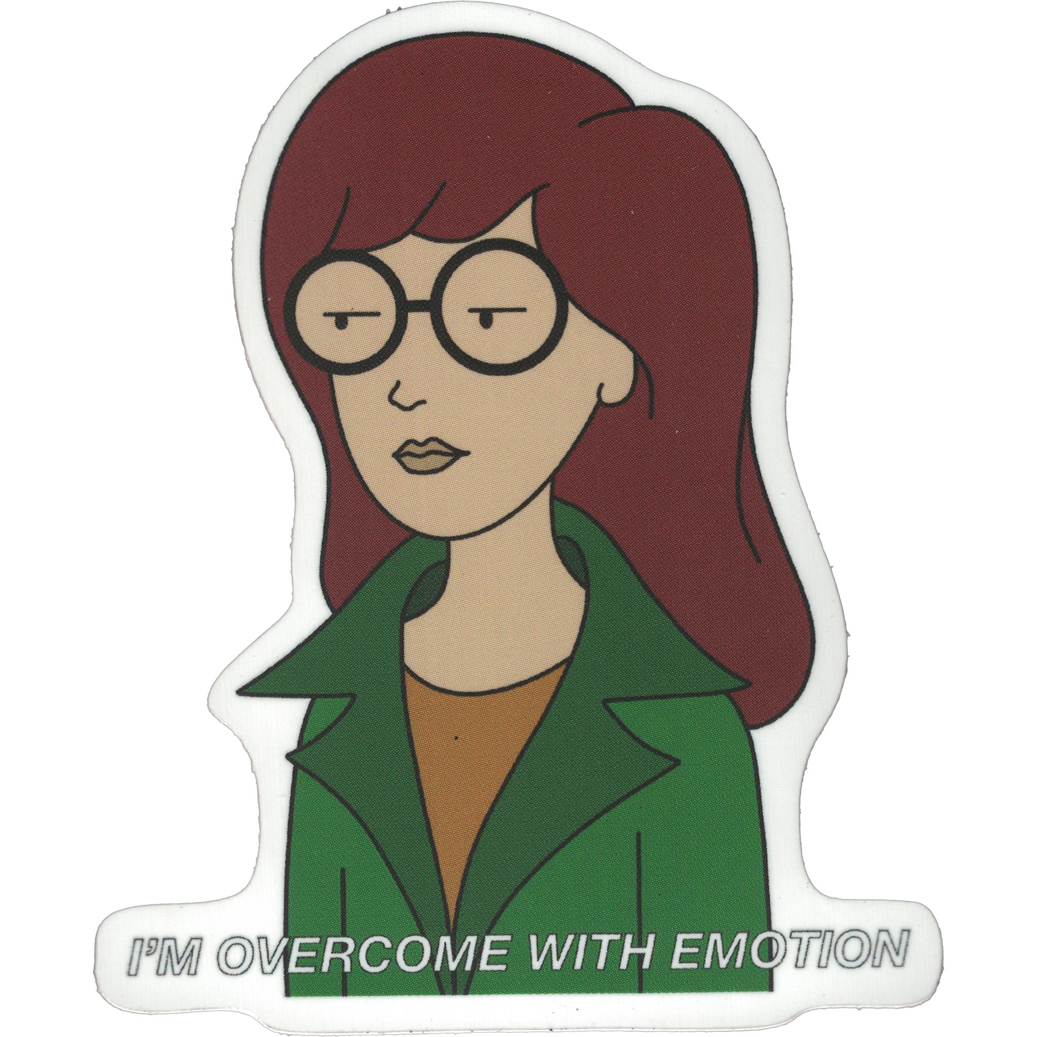 Daria Overcome with Emotion Vinyl Sticker