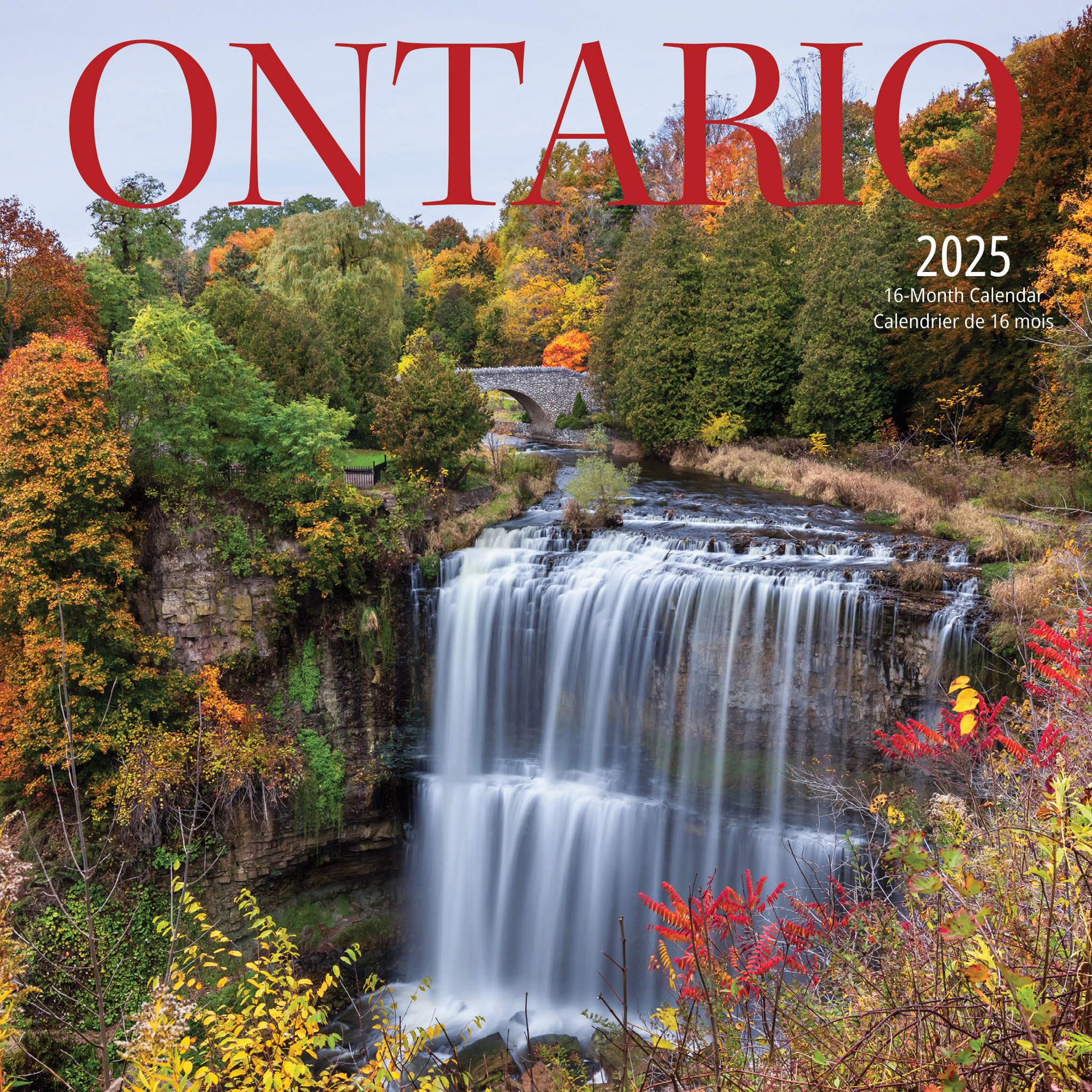 Ontario Bilingual Mini 2025 Calendar