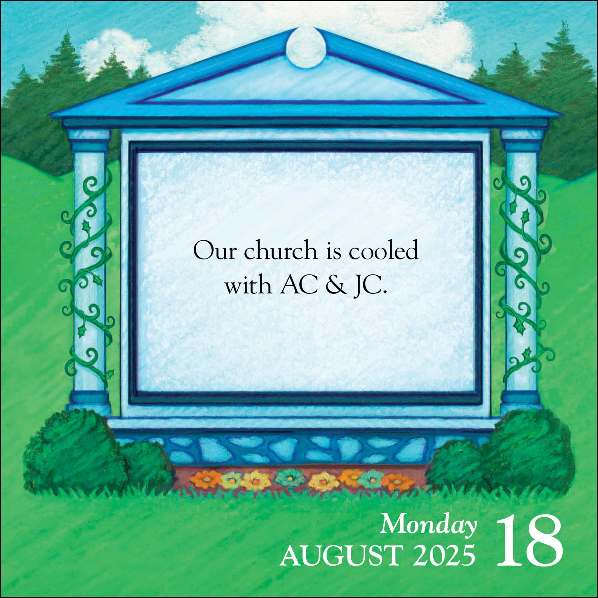 Church Signs Box 2025 Calendar