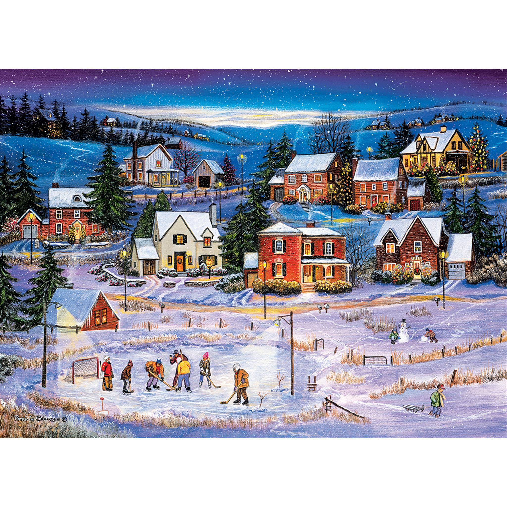 Stars on the Ice Hockey 1000 Piece Puzzle