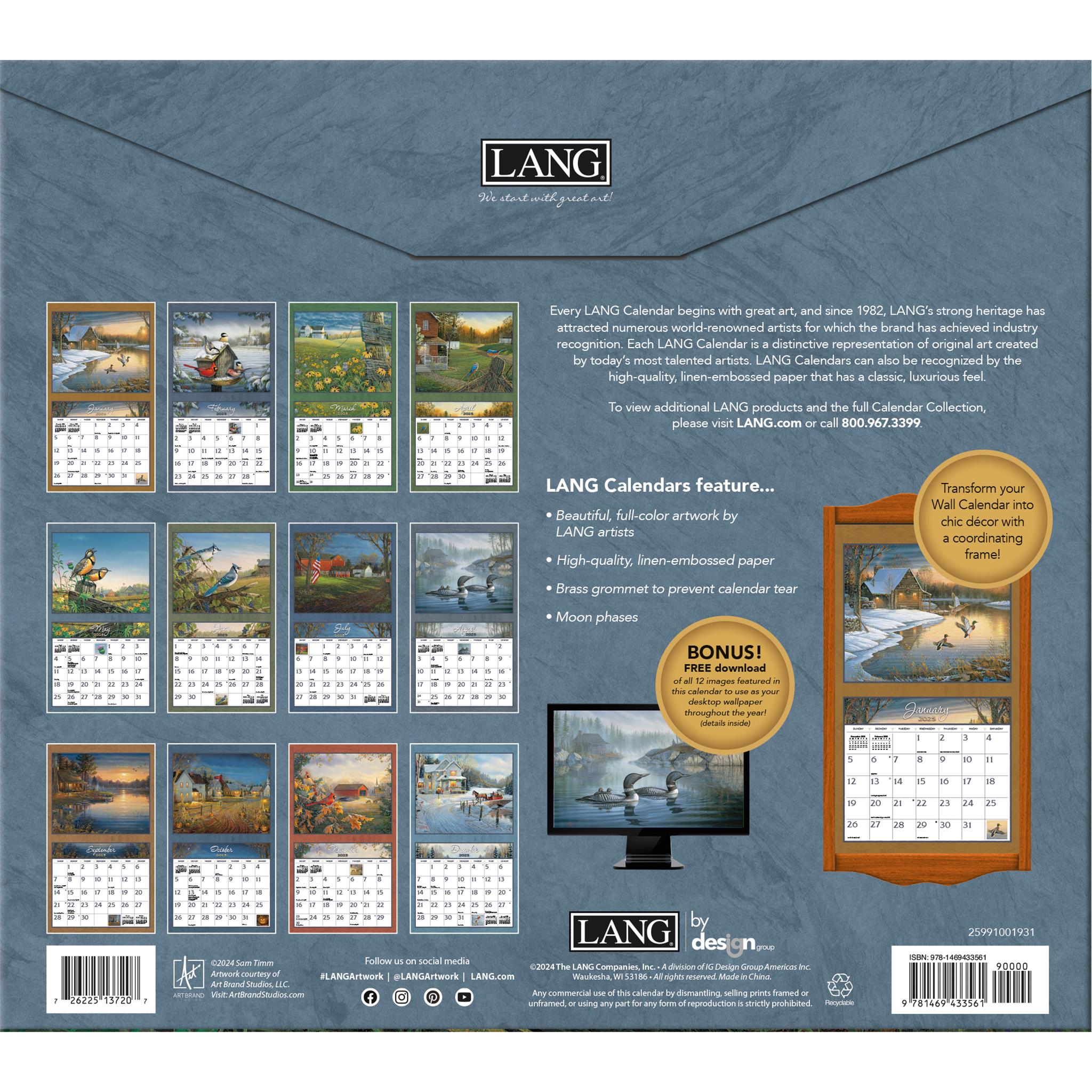 Meadowland Wall 2025 Calendar - Online Exclusive