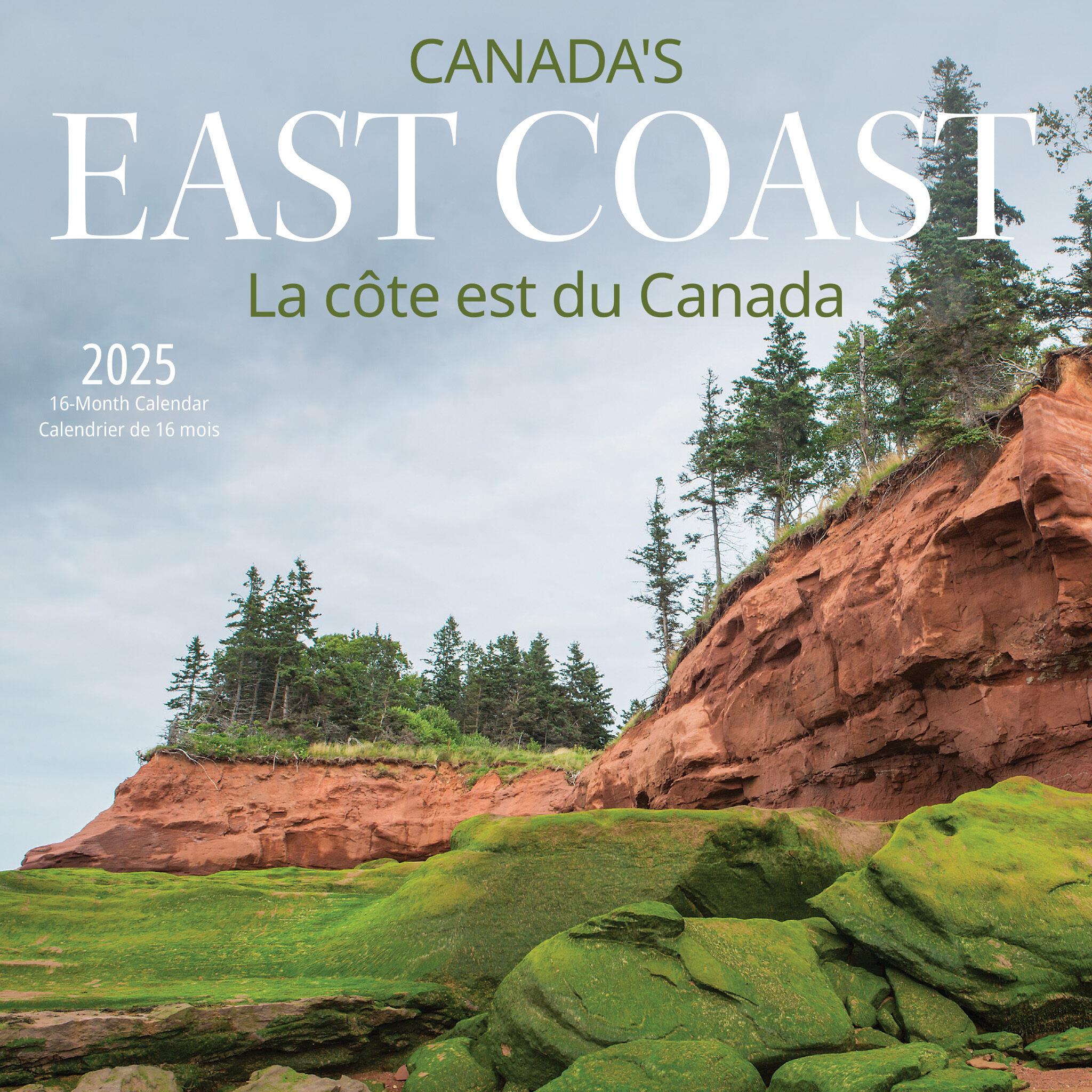 Canadas East Coast Bilingual Mini 2025 Calendar