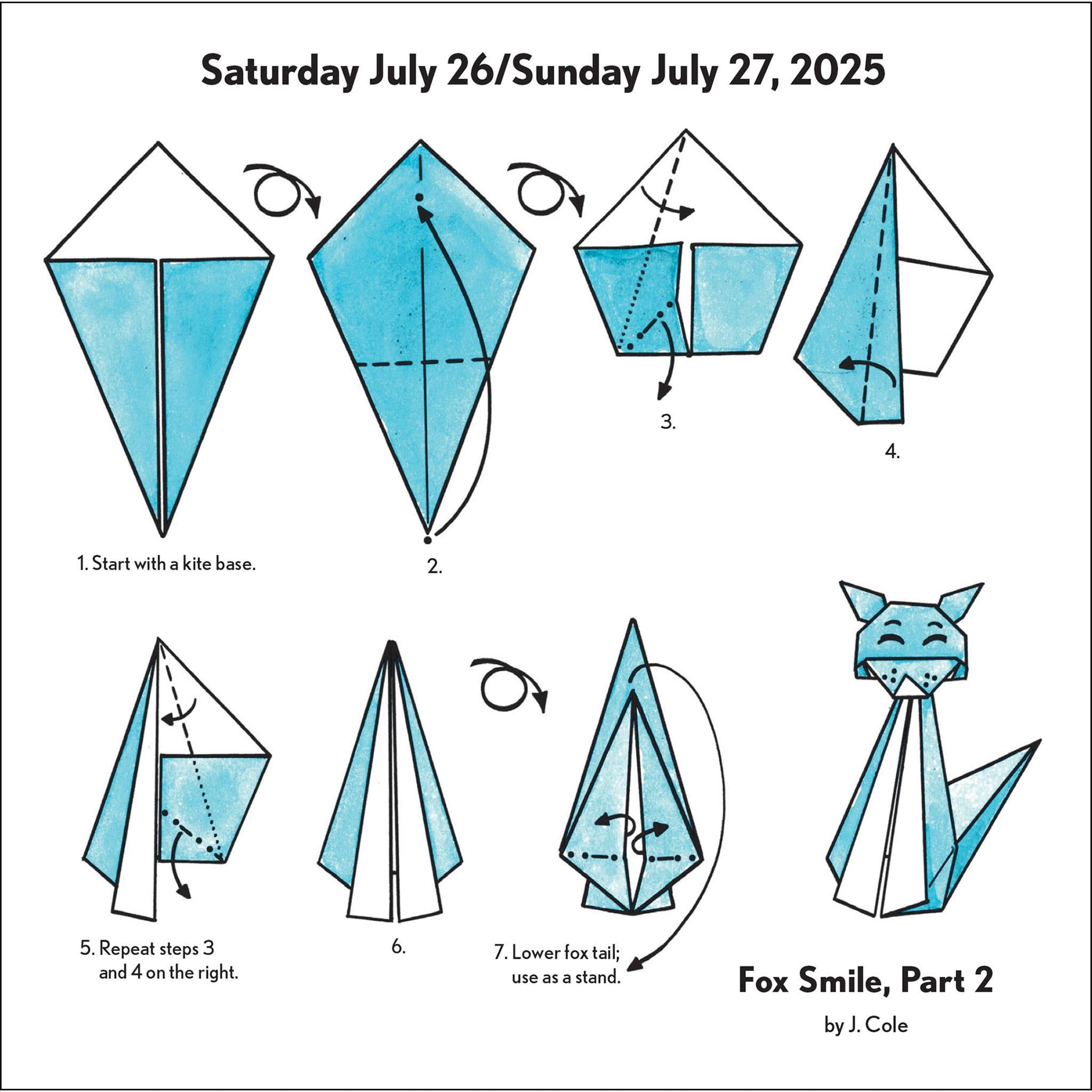 Easy Origami Fold A Day Box 2025 Calendar - Online Exclusive