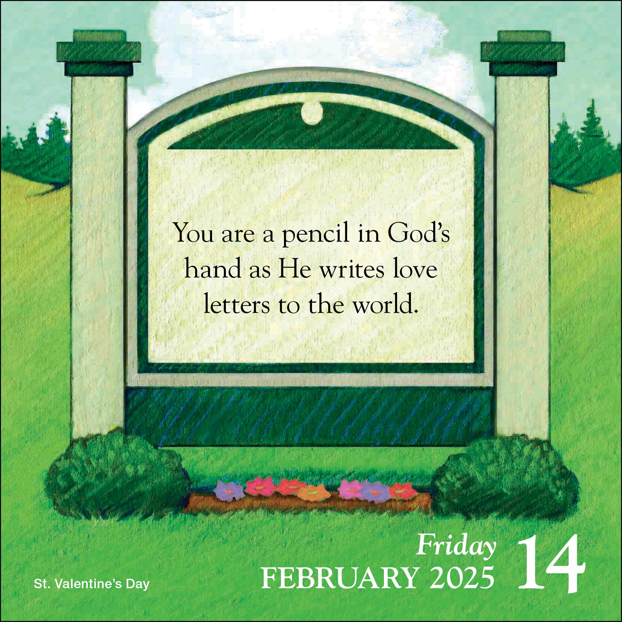 Church Signs Box 2025 Calendar