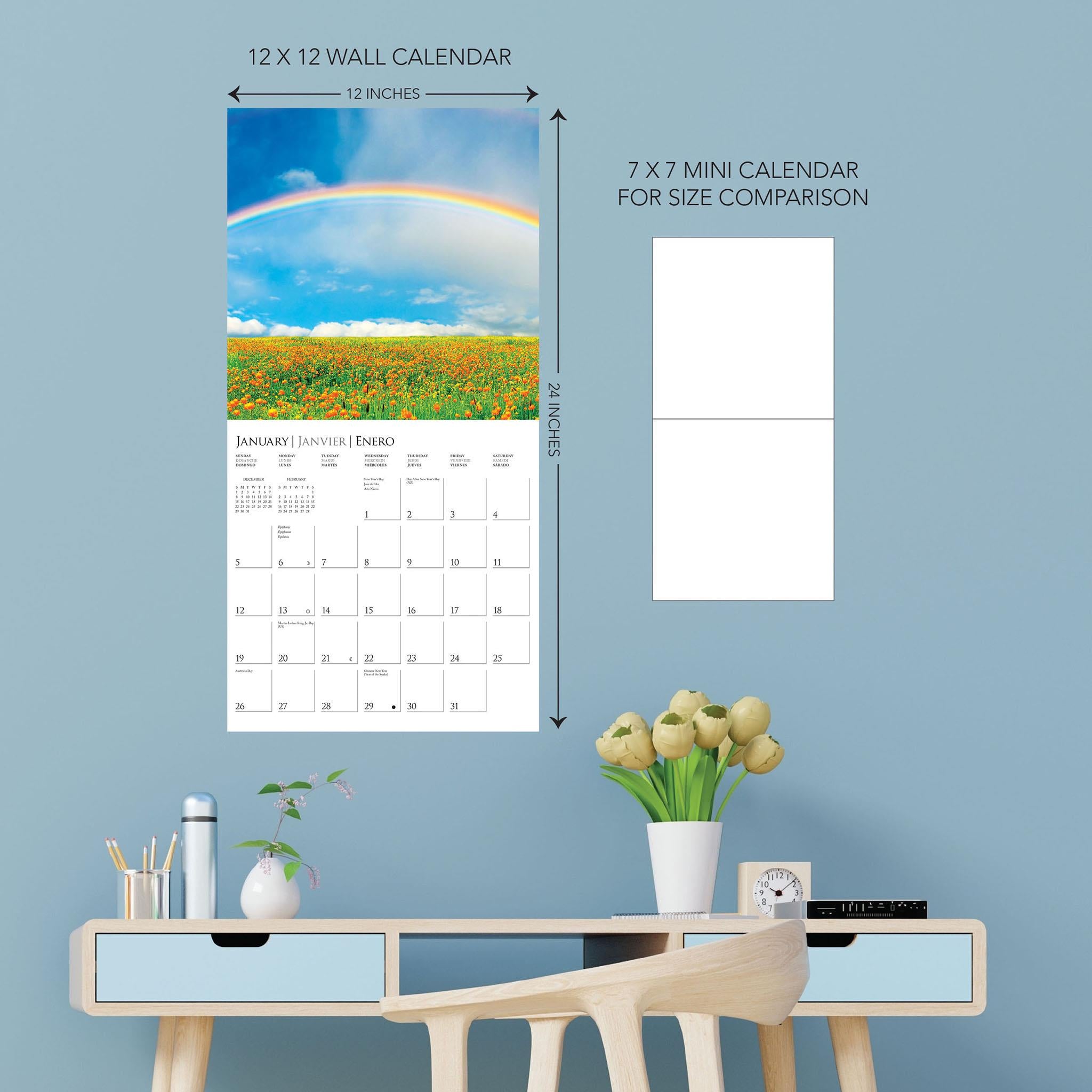 Chasing Rainbows Wall 2025 Calendar - Online Exclusive