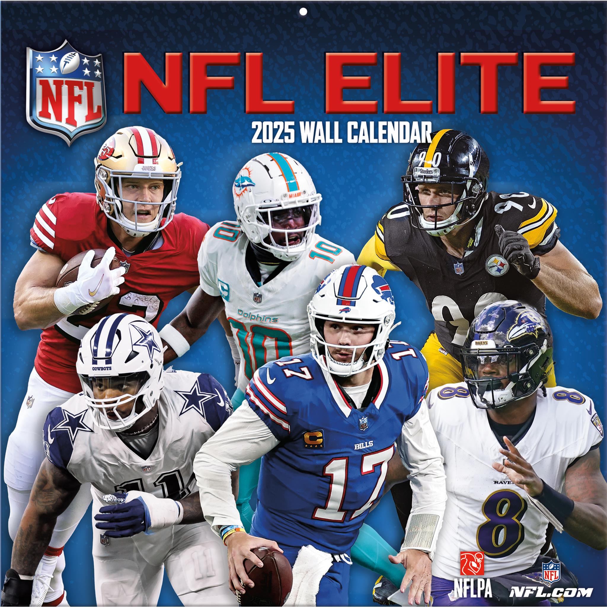 NFL Elite Wall 2025 Calendar