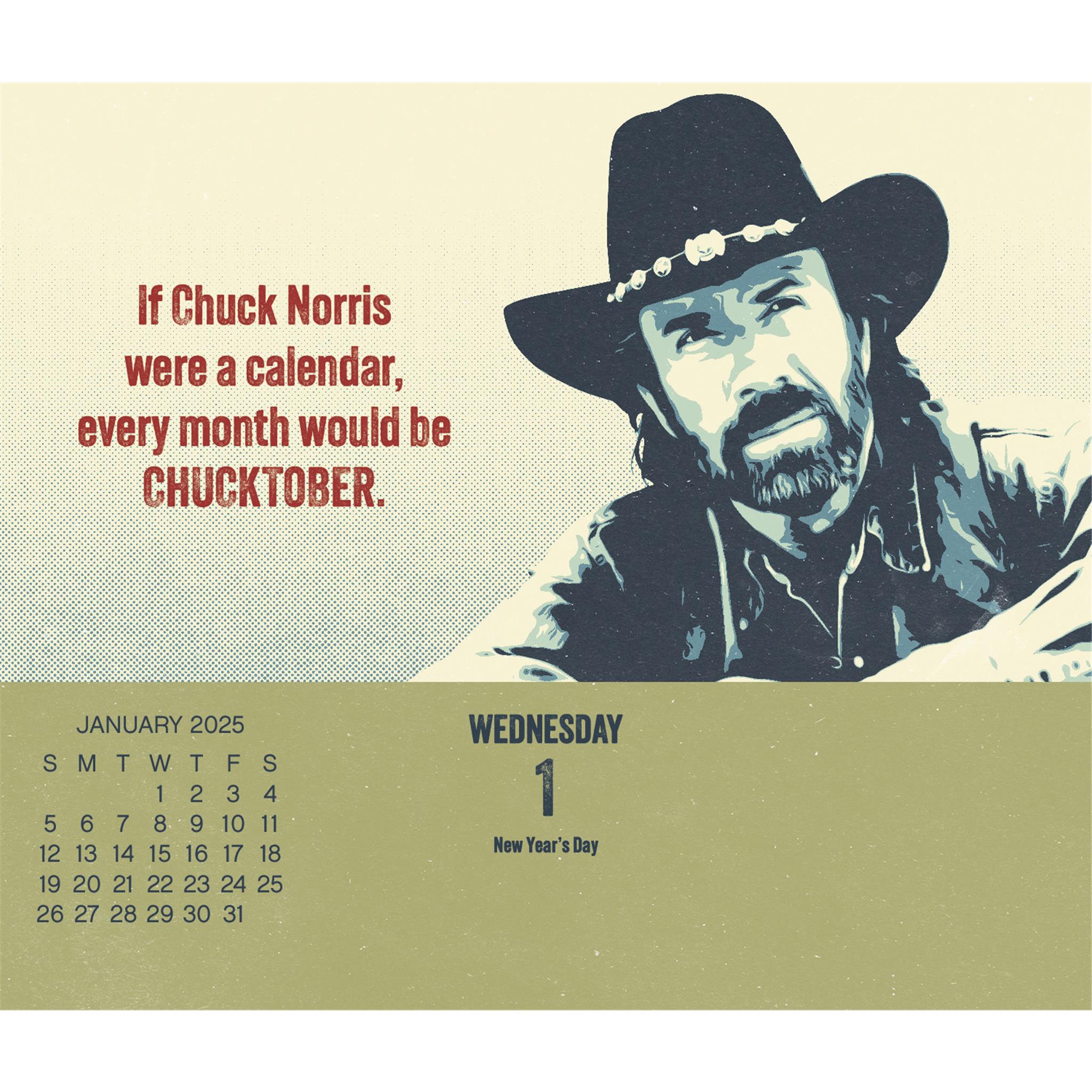 Chuck Norris Box 2025 Calendar