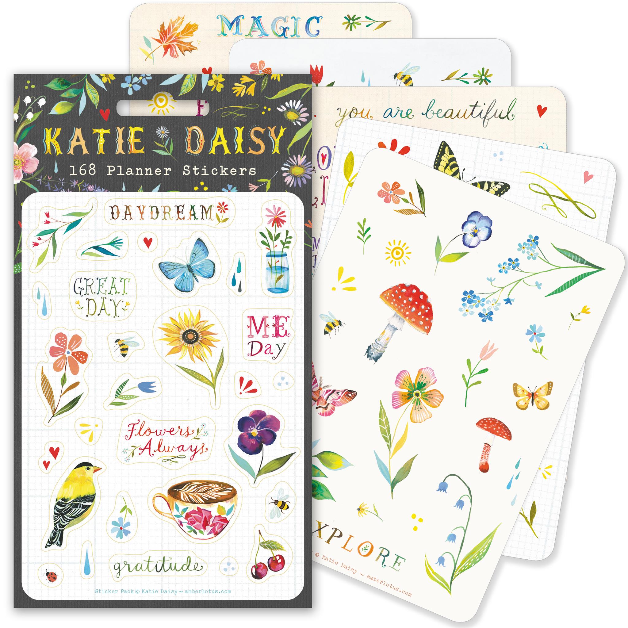 Katie Daisy Sticker Pack 2025 Calendar