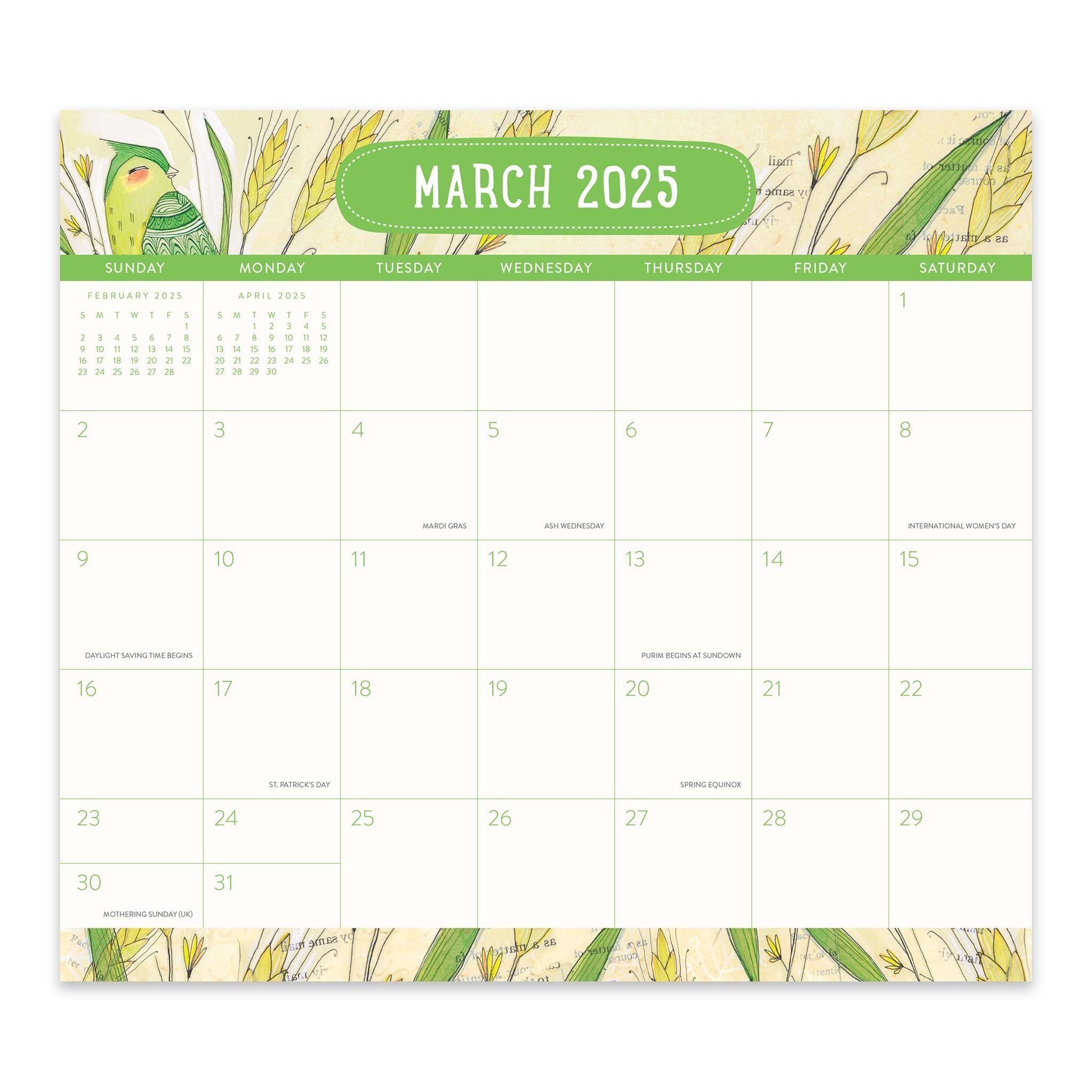 Where Love Grows Magnetic Pad Mini Exclusive 2025 Calendar