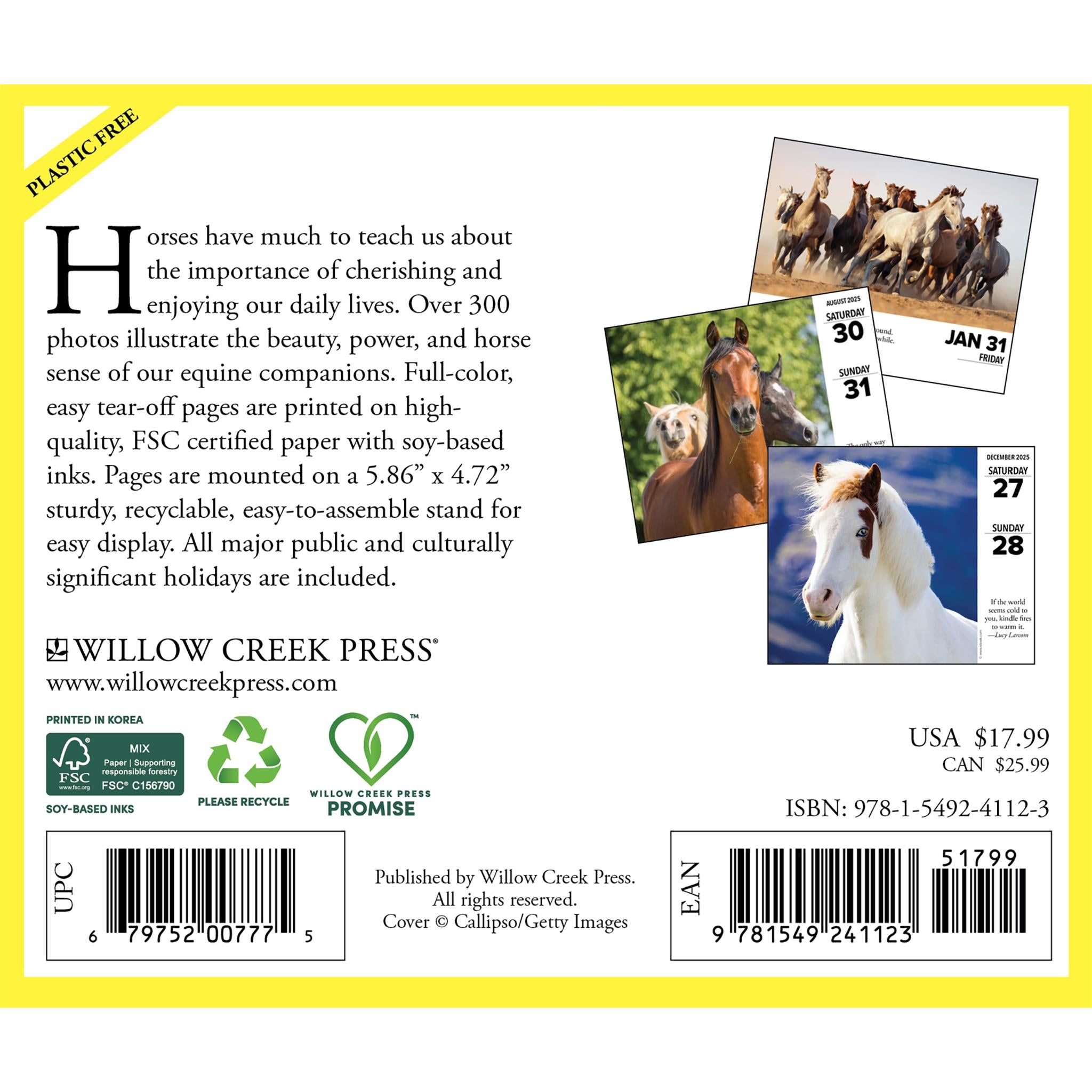 What Horses Teach Us Box 2025 Calendar