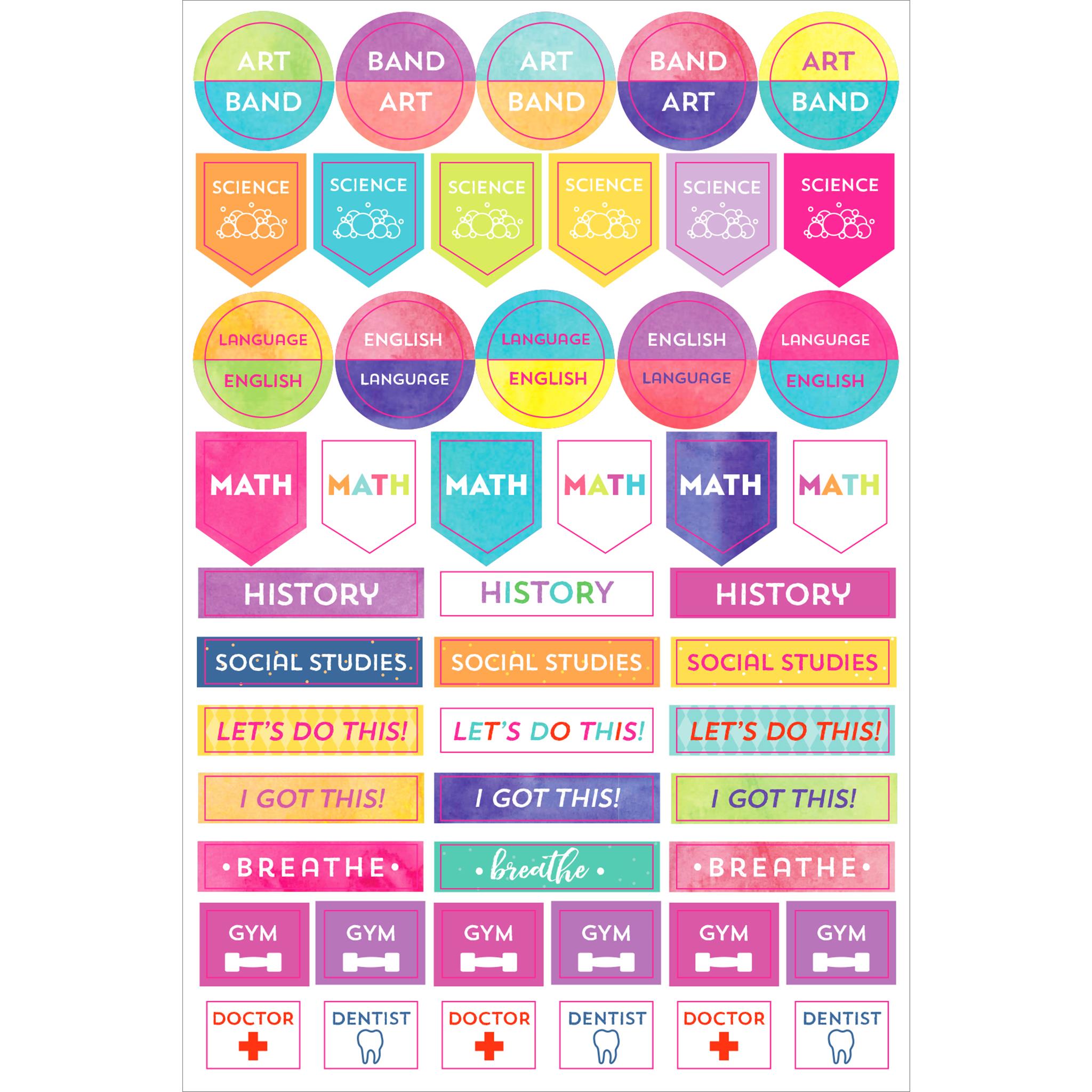 Student Planner Stickers Essentials