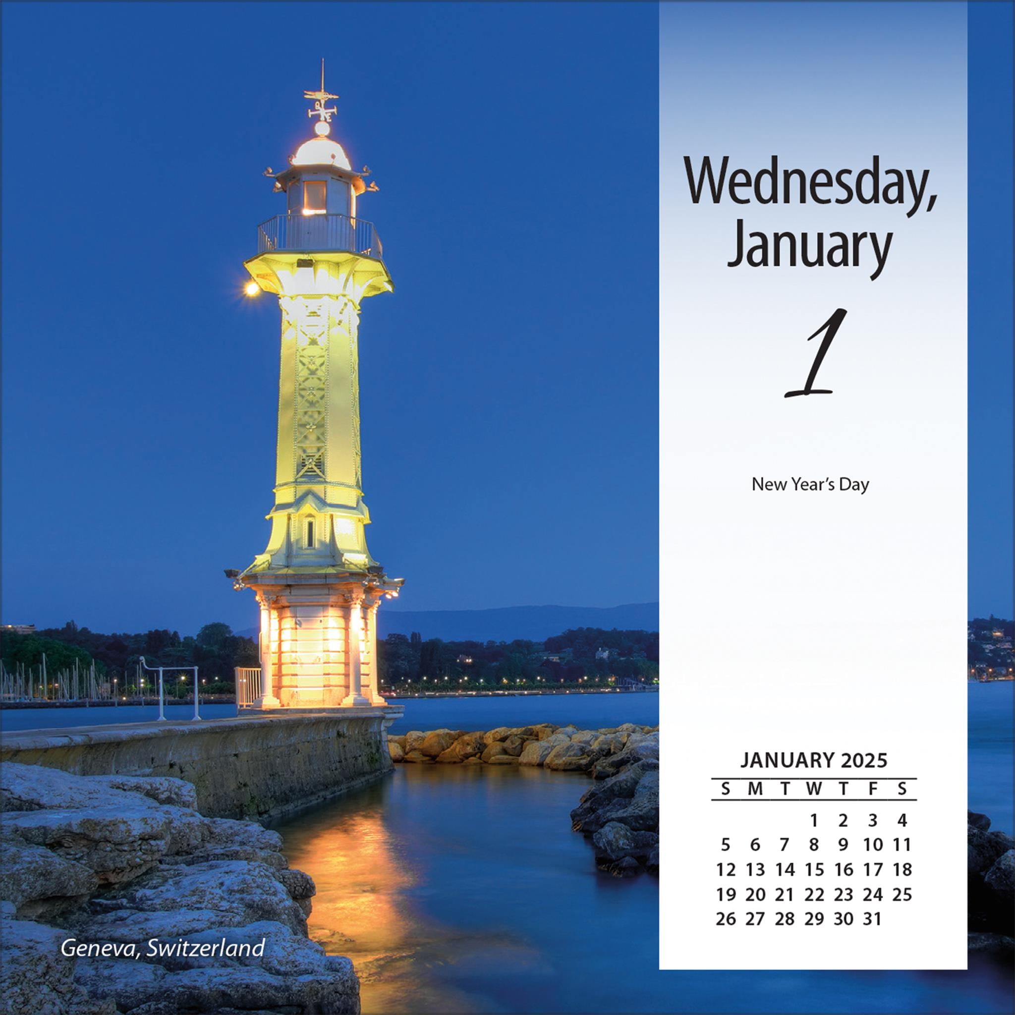 Lighthouses Box 2025 Calendar - Online Exclusive