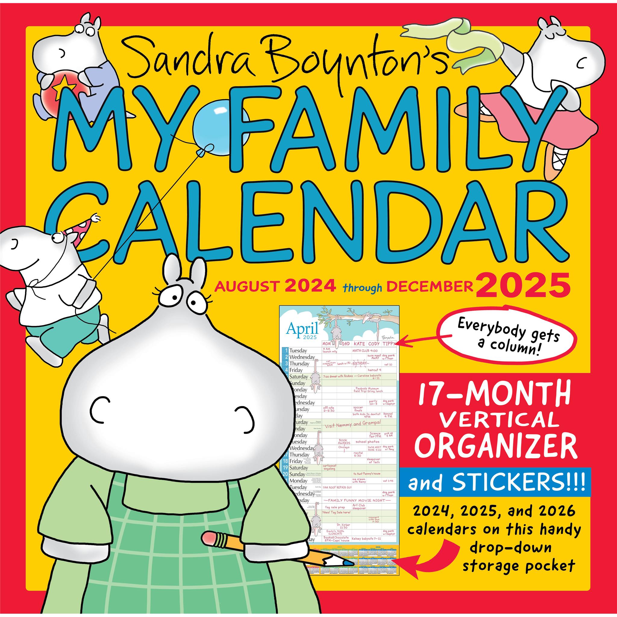 My Family Sandra Boyntons Wall 2025 Calendar