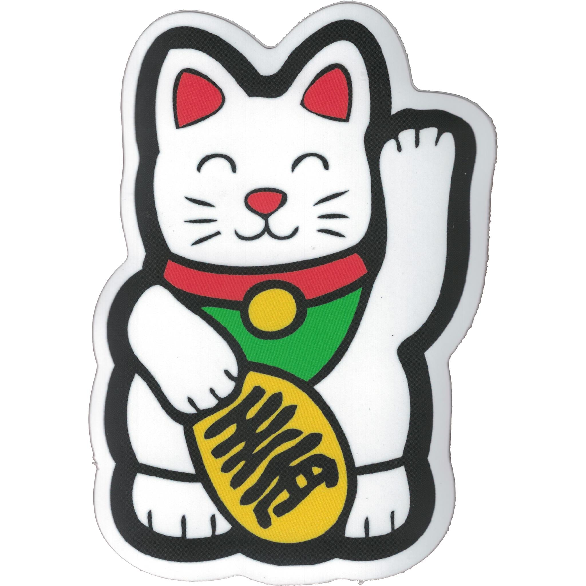 Fortune Cat Vinyl Sticker