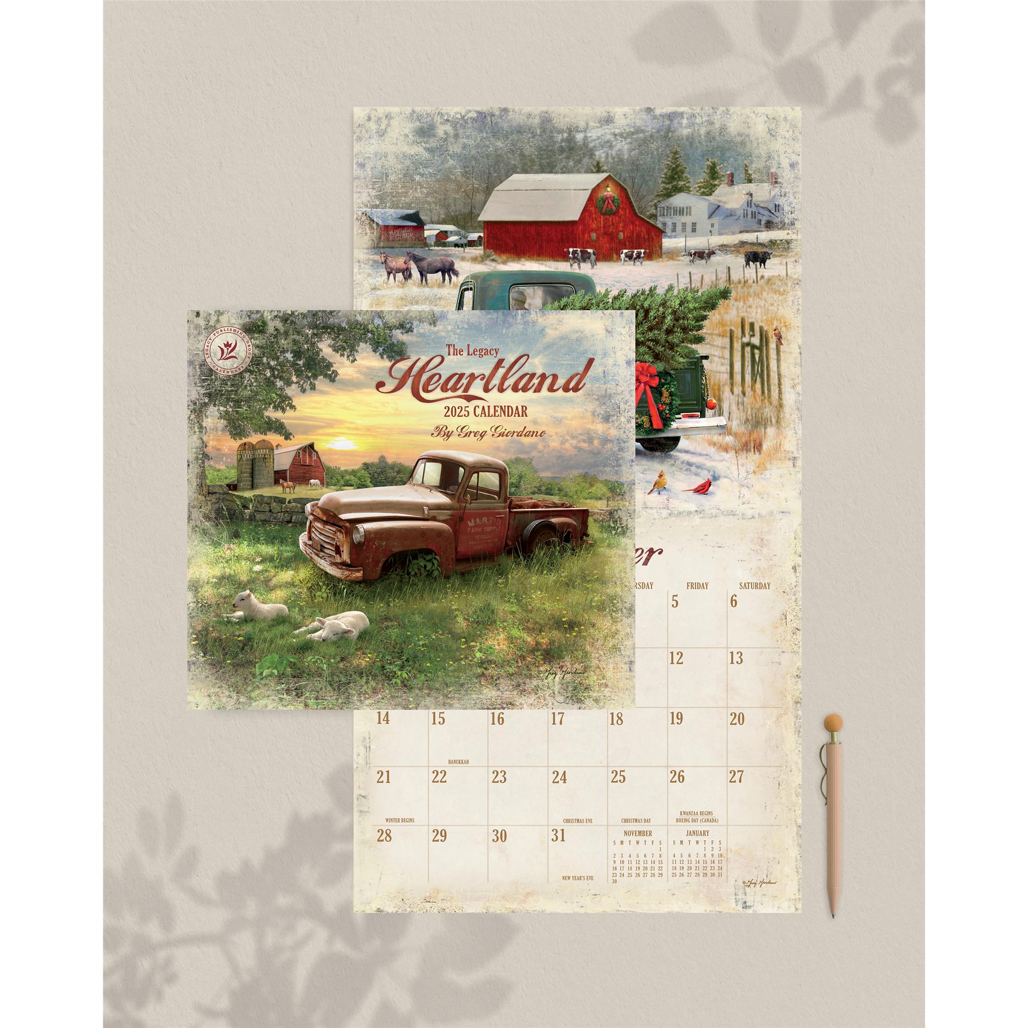 Heartland Wall 2025 Calendar - Online Exclusive