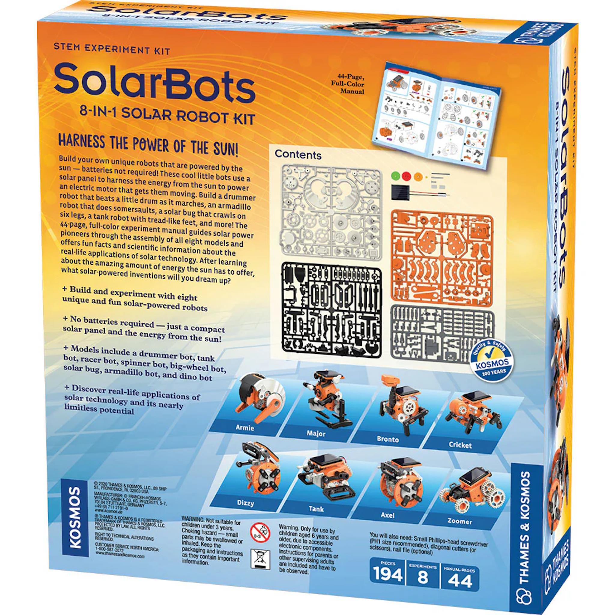 Solarbots 8-in-1 Solar Robot Kit