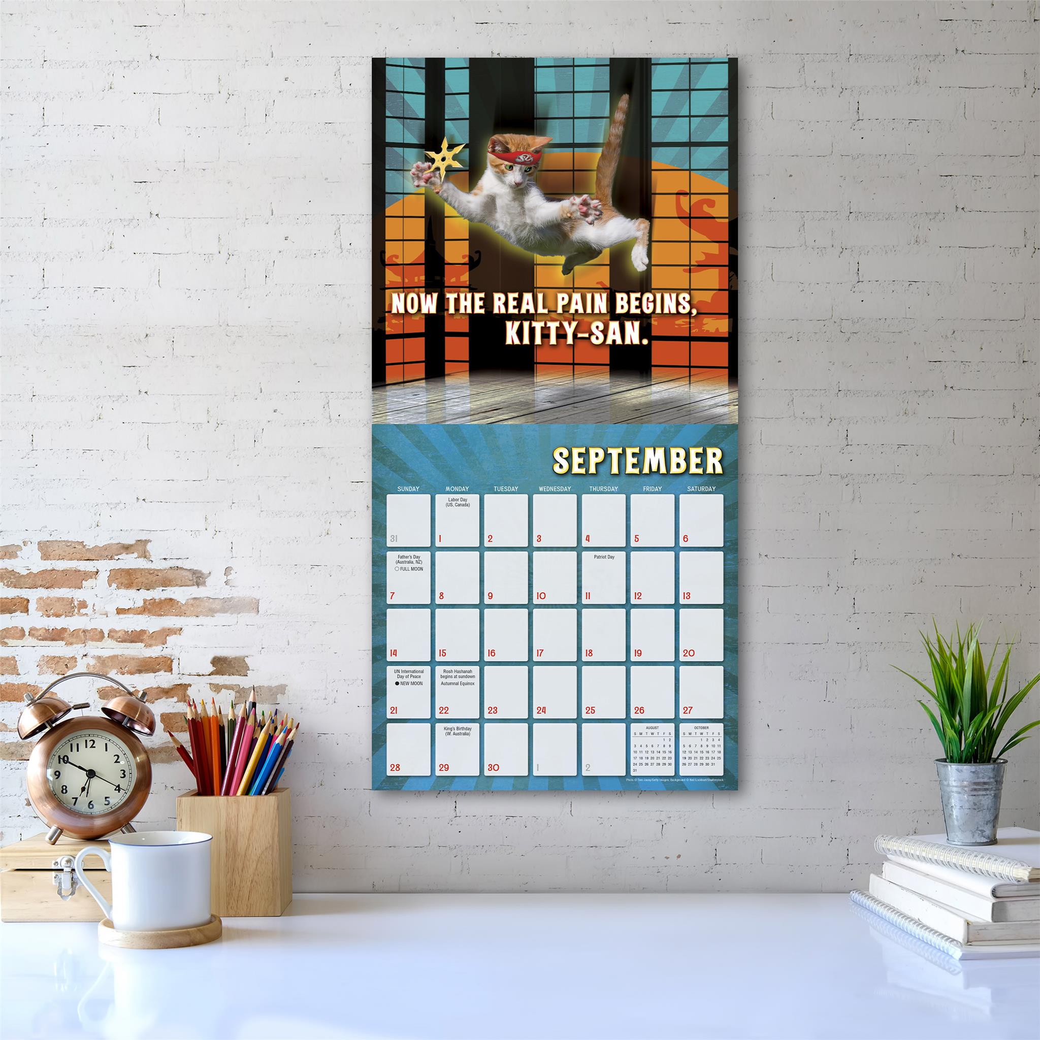 Karate Kat Wall 2025 Calendar - Online Exclusive