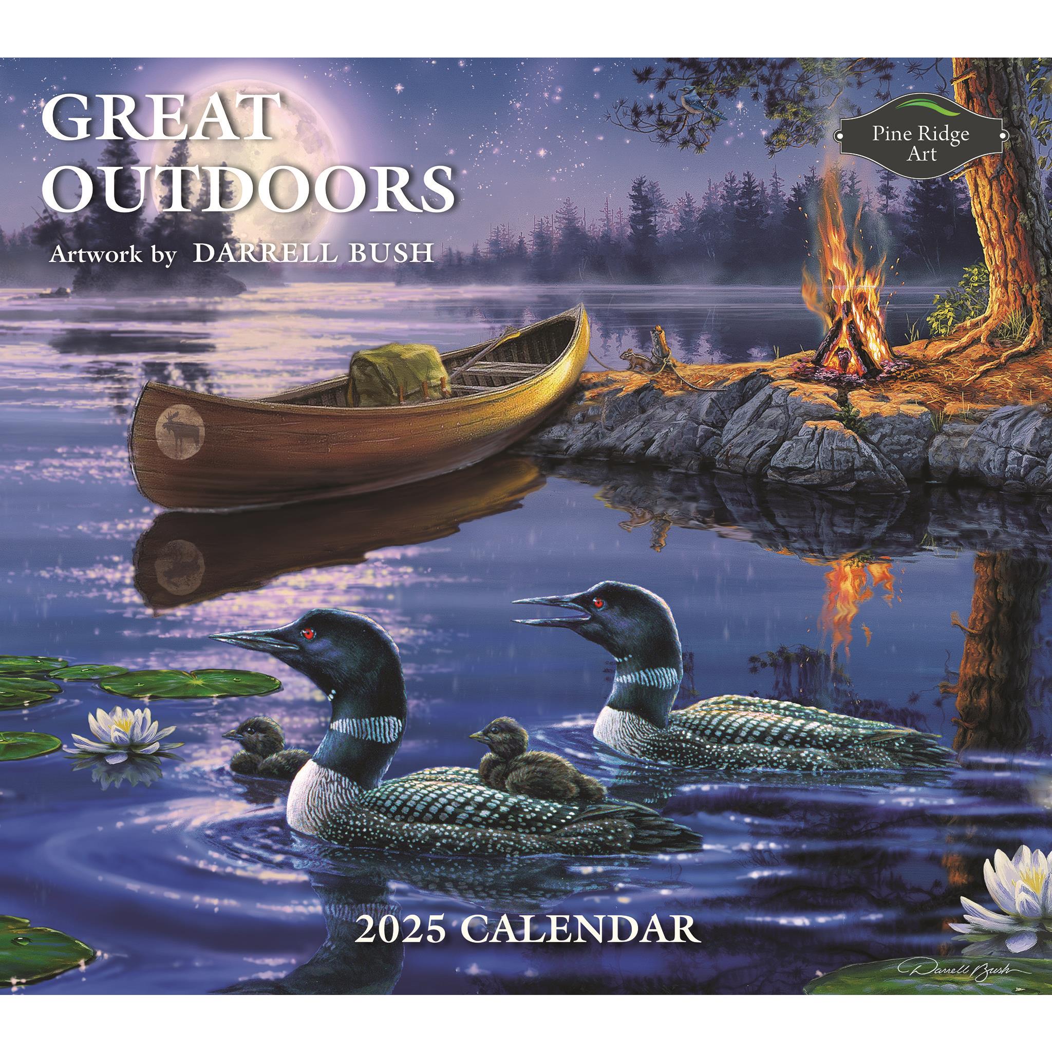 Great Outdoors Wall 2025 Calendar