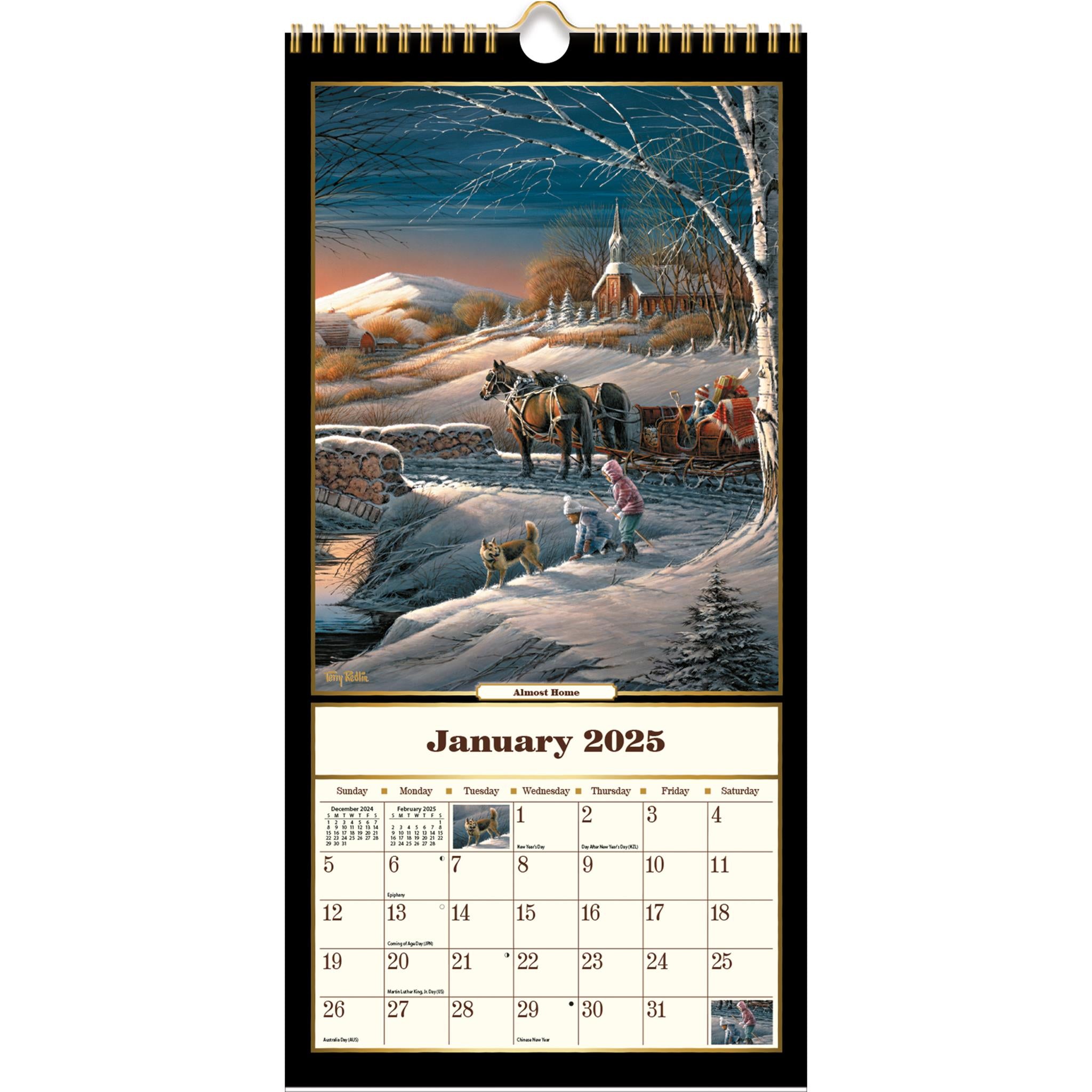 Terry Redlin Slim 2025 Calendar product image | Calendar Club Canada