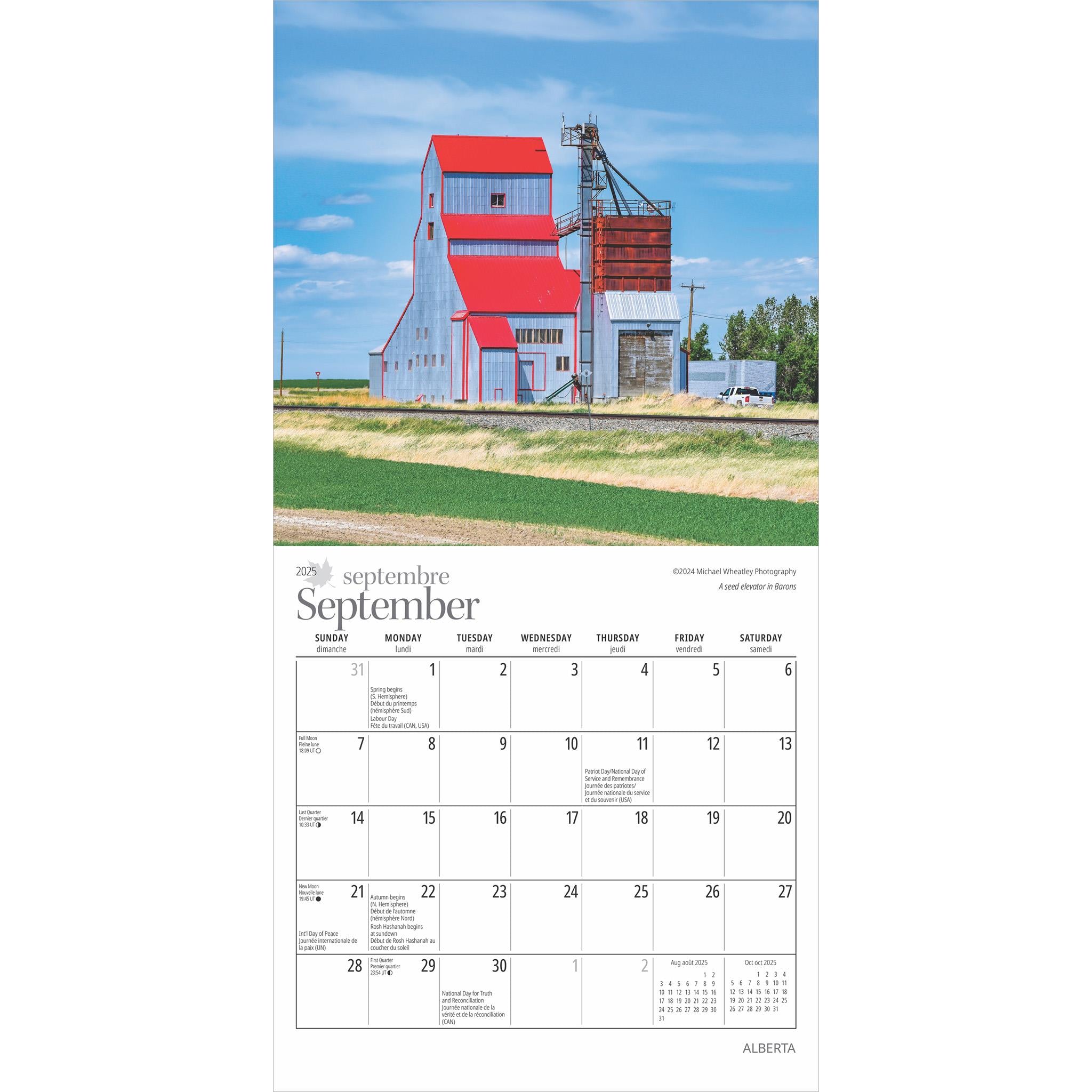 Alberta Mini 2025 Calendar