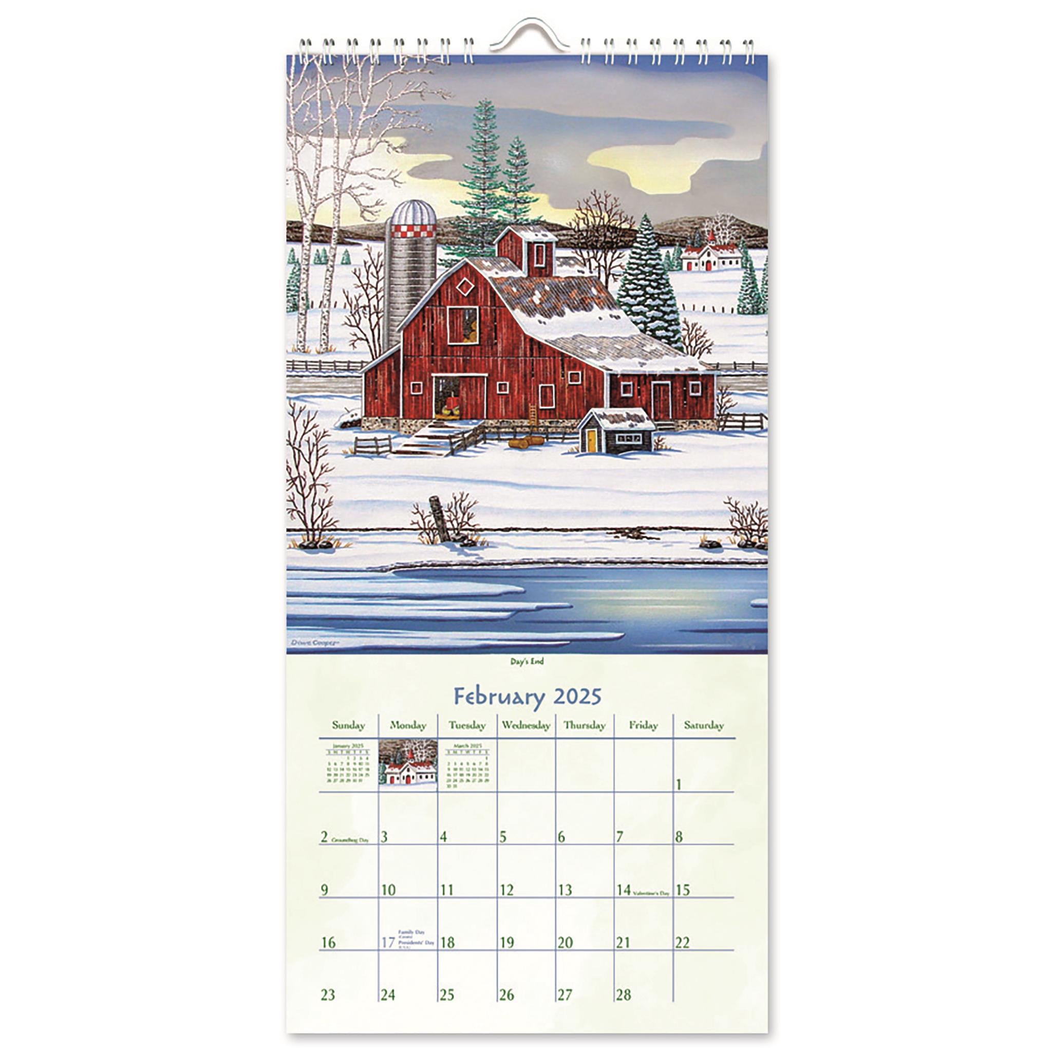 Country Roads Wall 2025 Calendar product image | Calendar Club Canada