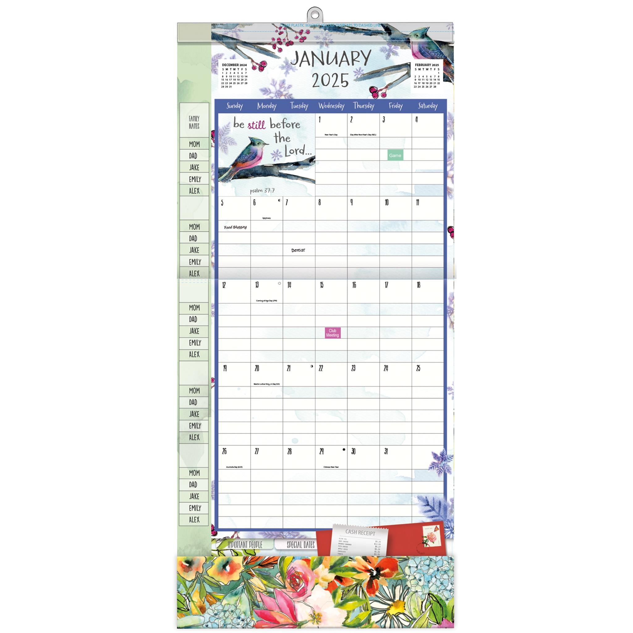 Multiple Blessings Plan It Wall 2025 Calendar - Online Exclusive