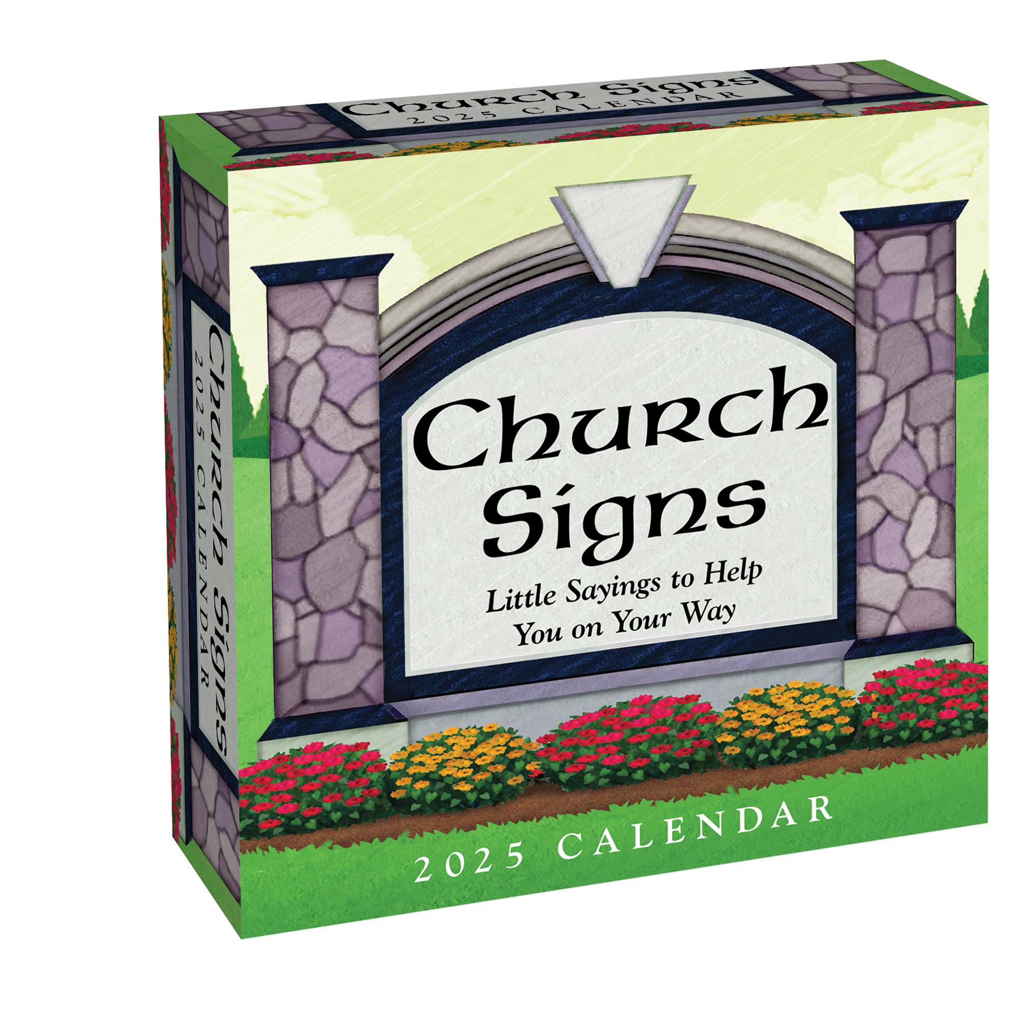 Church Signs Box 2025 Calendar