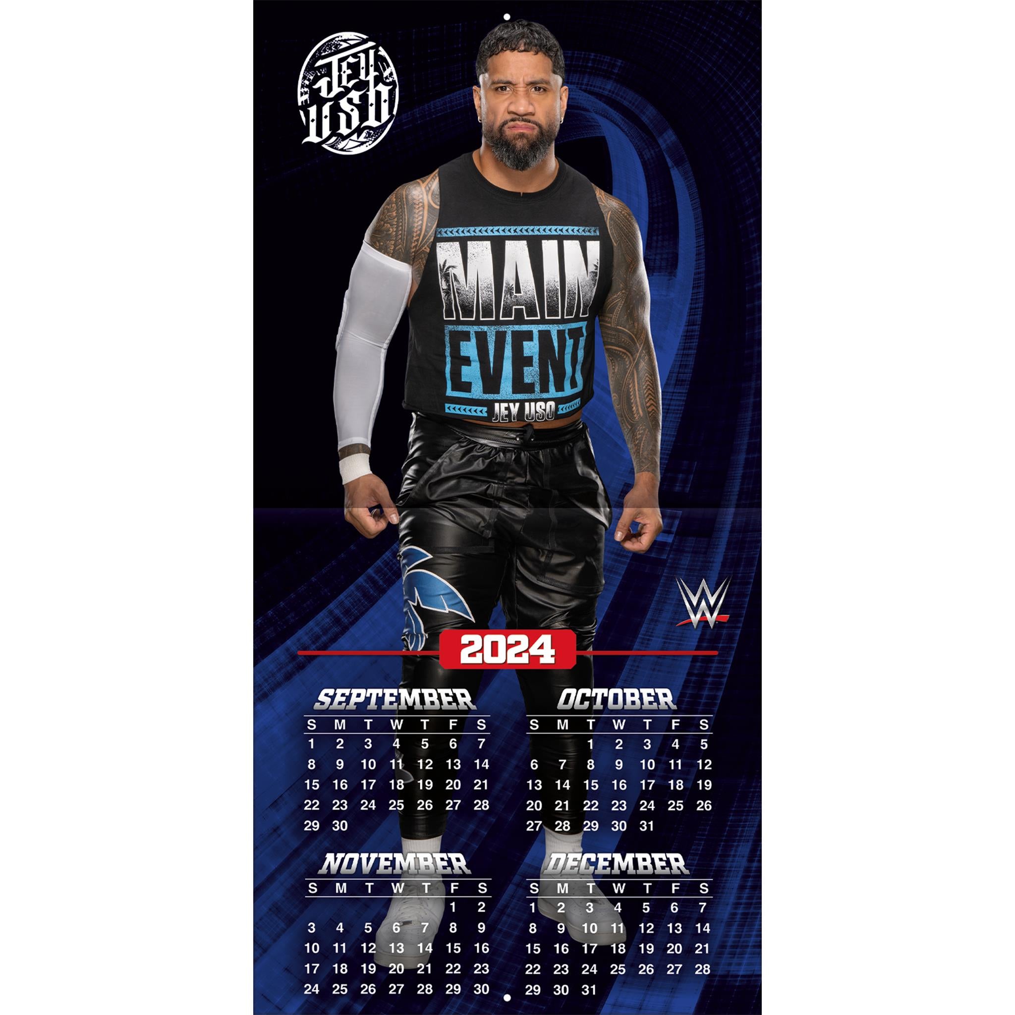 WWE Superstars Wall 2025 Calendar