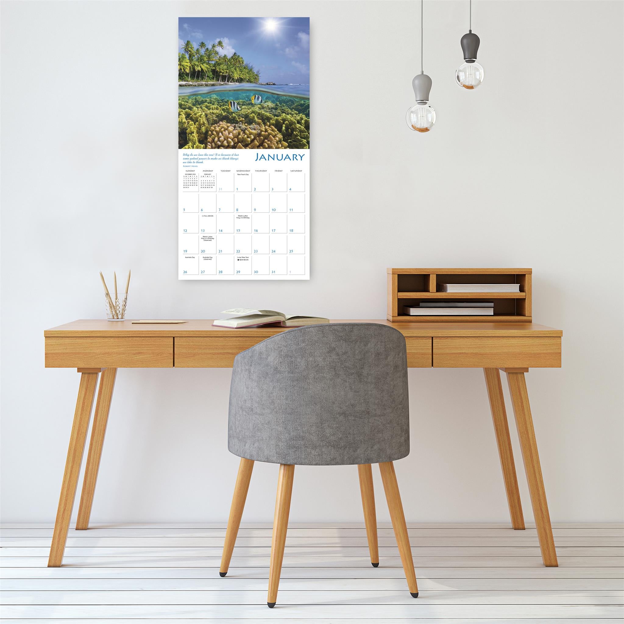 Islands In The Sun Wall 2025 Calendar