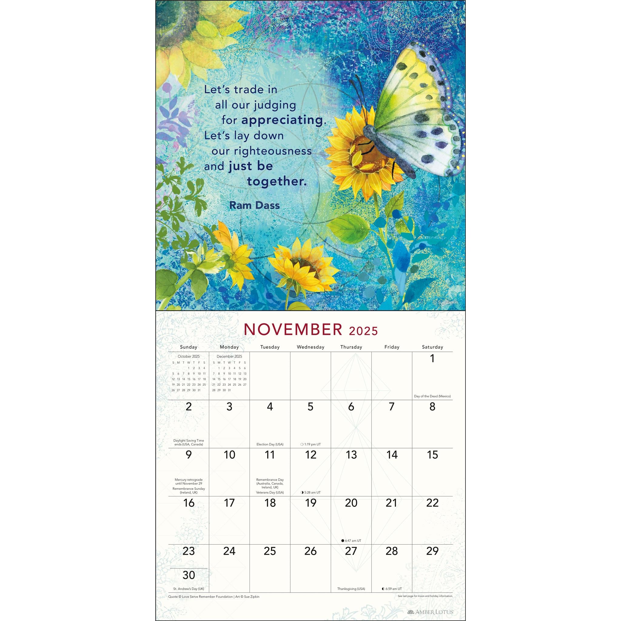 Be Here Now Wall 2025 Calendar - Online Exclusive