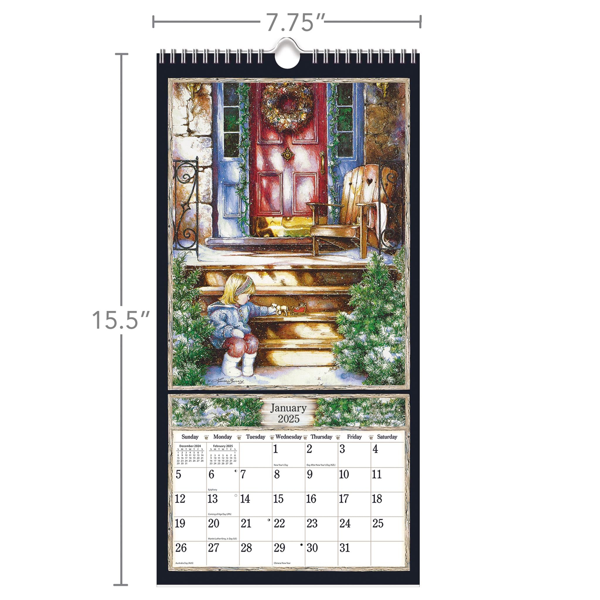 Country Welcome Slim 2025 Calendar product image | Calendar Club Canada