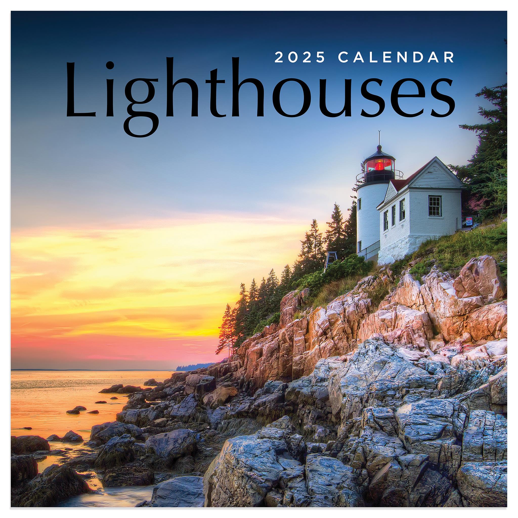 Lighthouses Mini 2025 Calendar - Online Exclusive