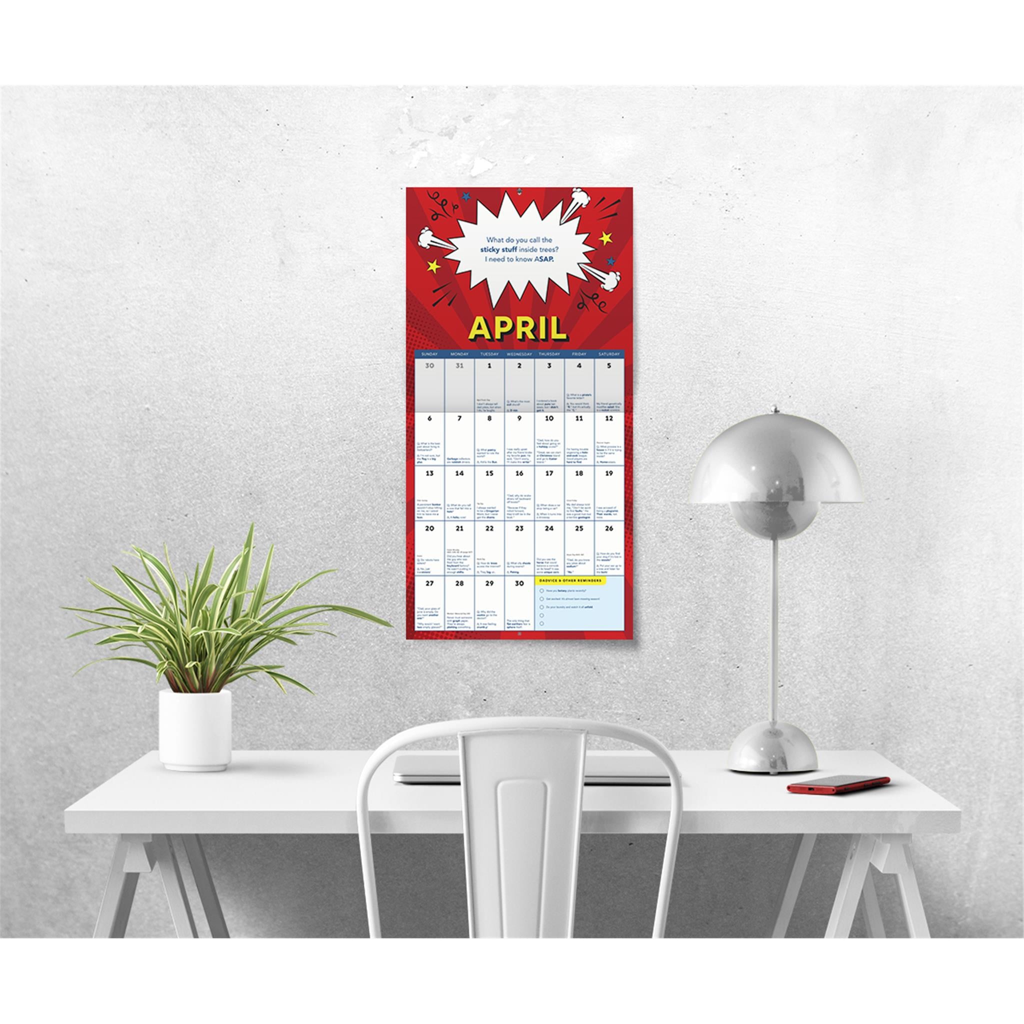 Dad Jokes Wall 2025 Calendar - Online Exclusive