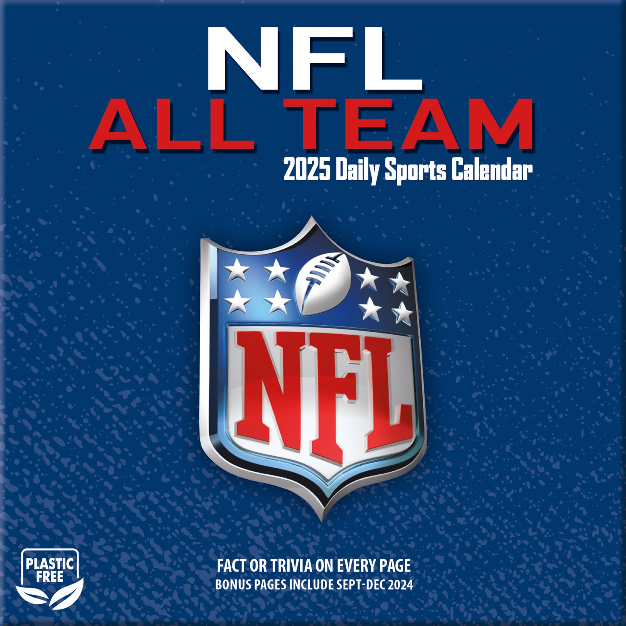 NFL All Team Box 2025 Calendar - Online Exclusive