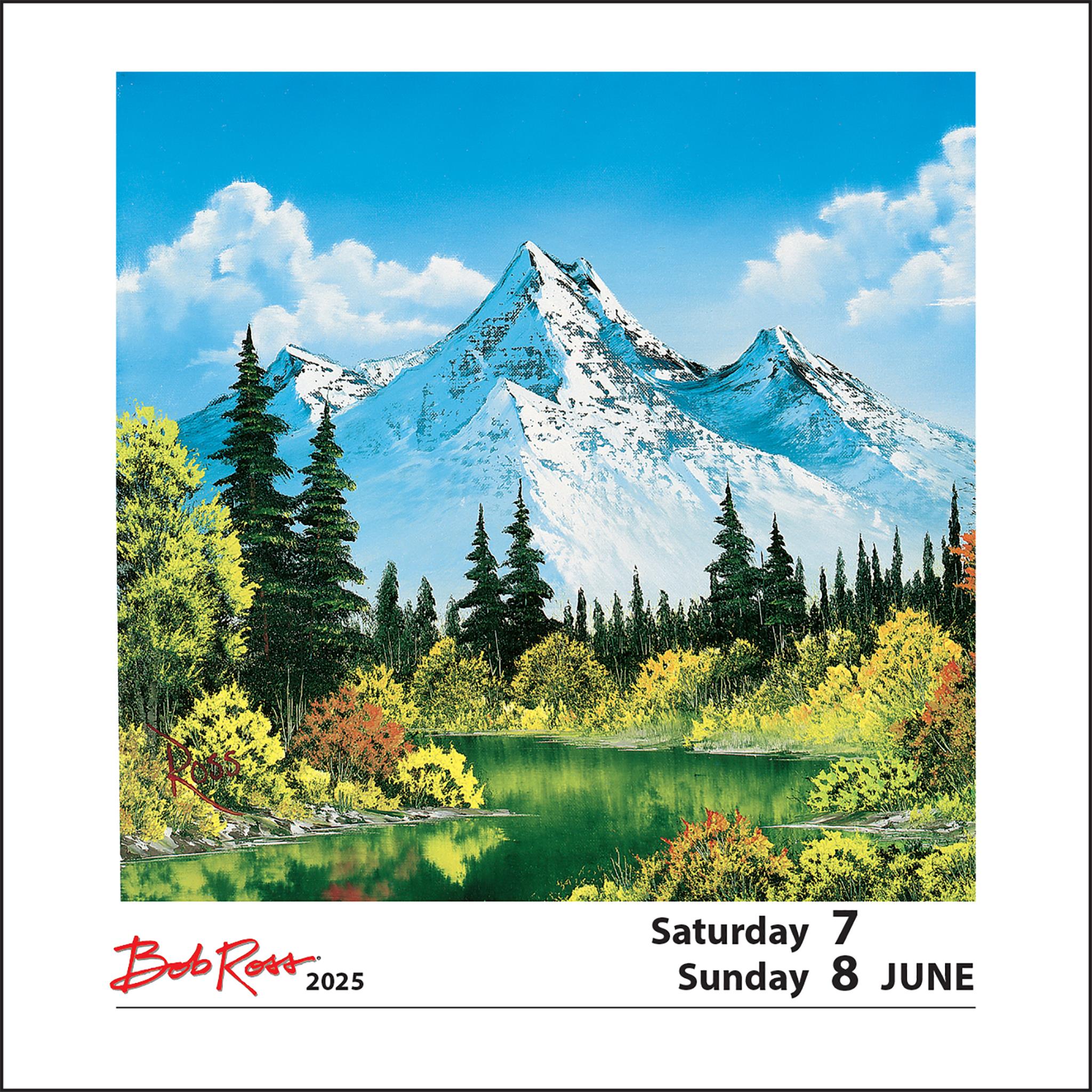 Bob Ross Box 2025 Calendar