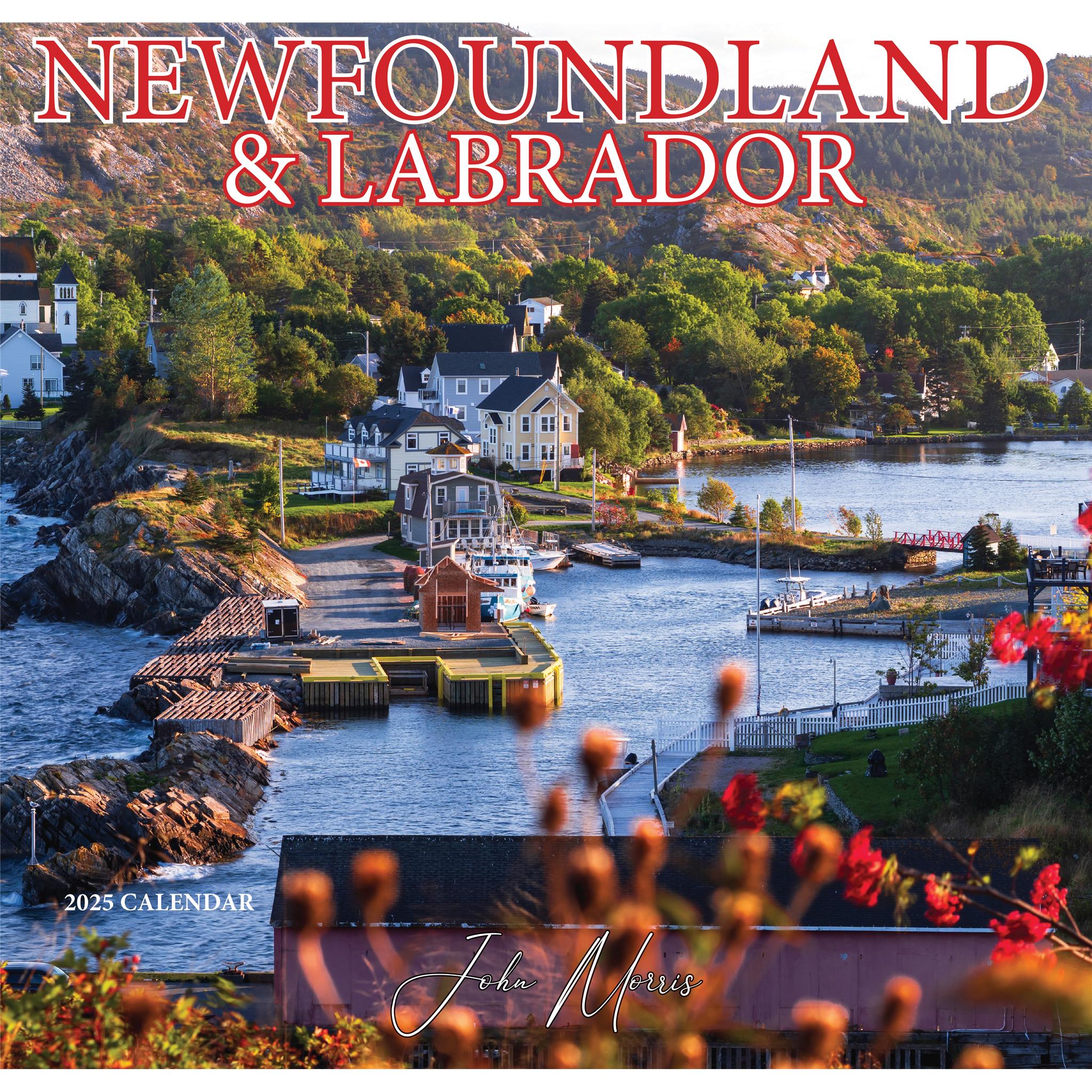 Newfoundland And Labrador Wall 2025 Calendar