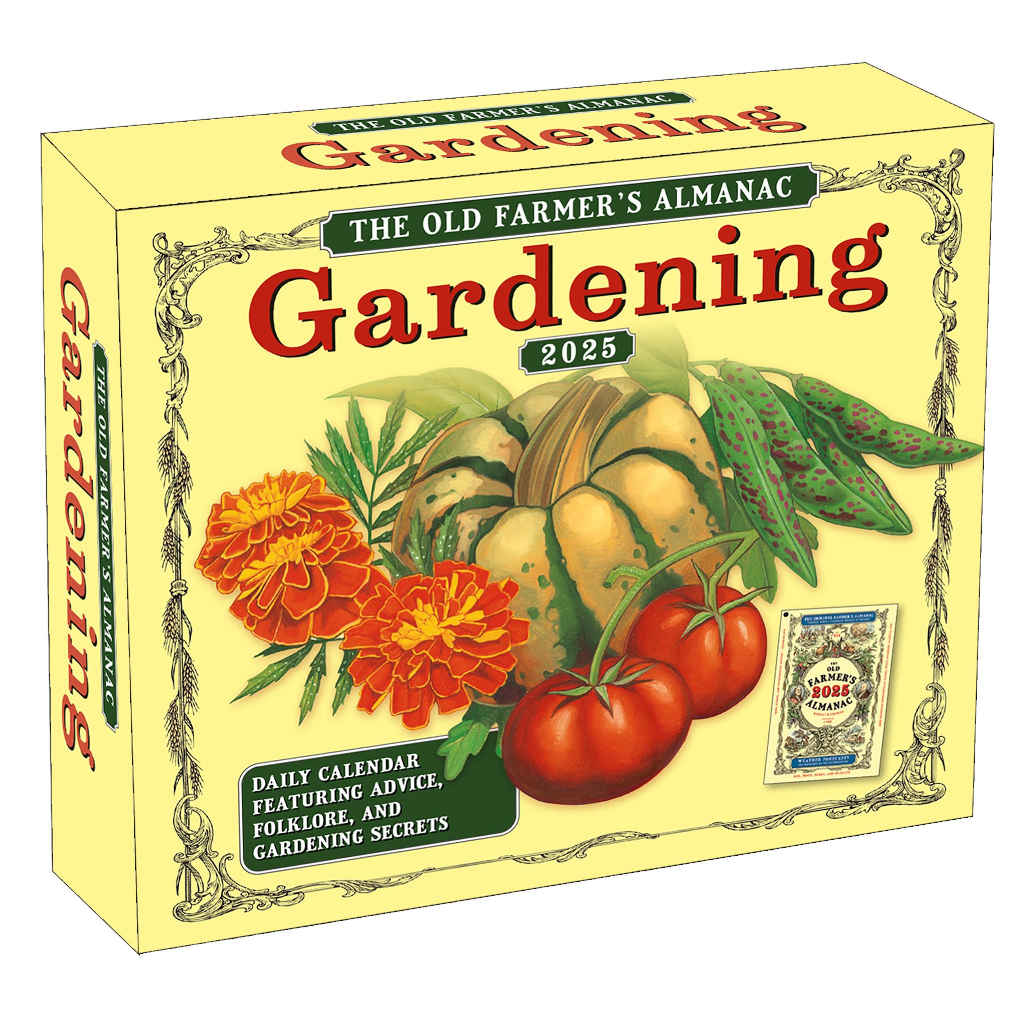 Old Farmers Almanac Gardening Box 2025 Calendar