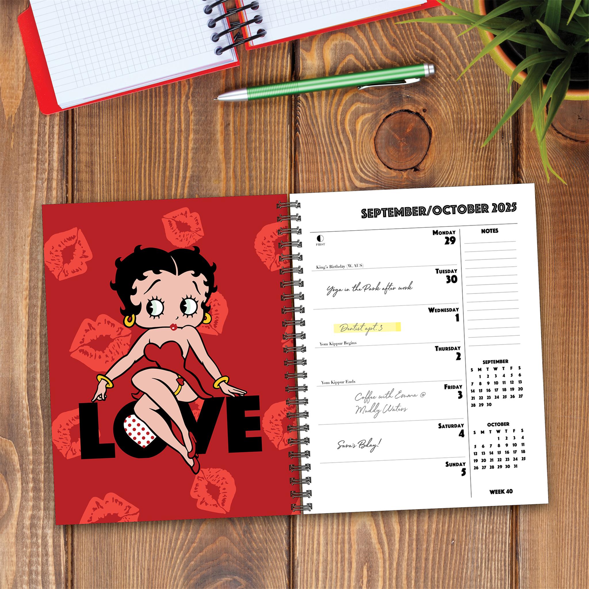 Betty Boop Engagement 2025 Calendar - Online Exclusive