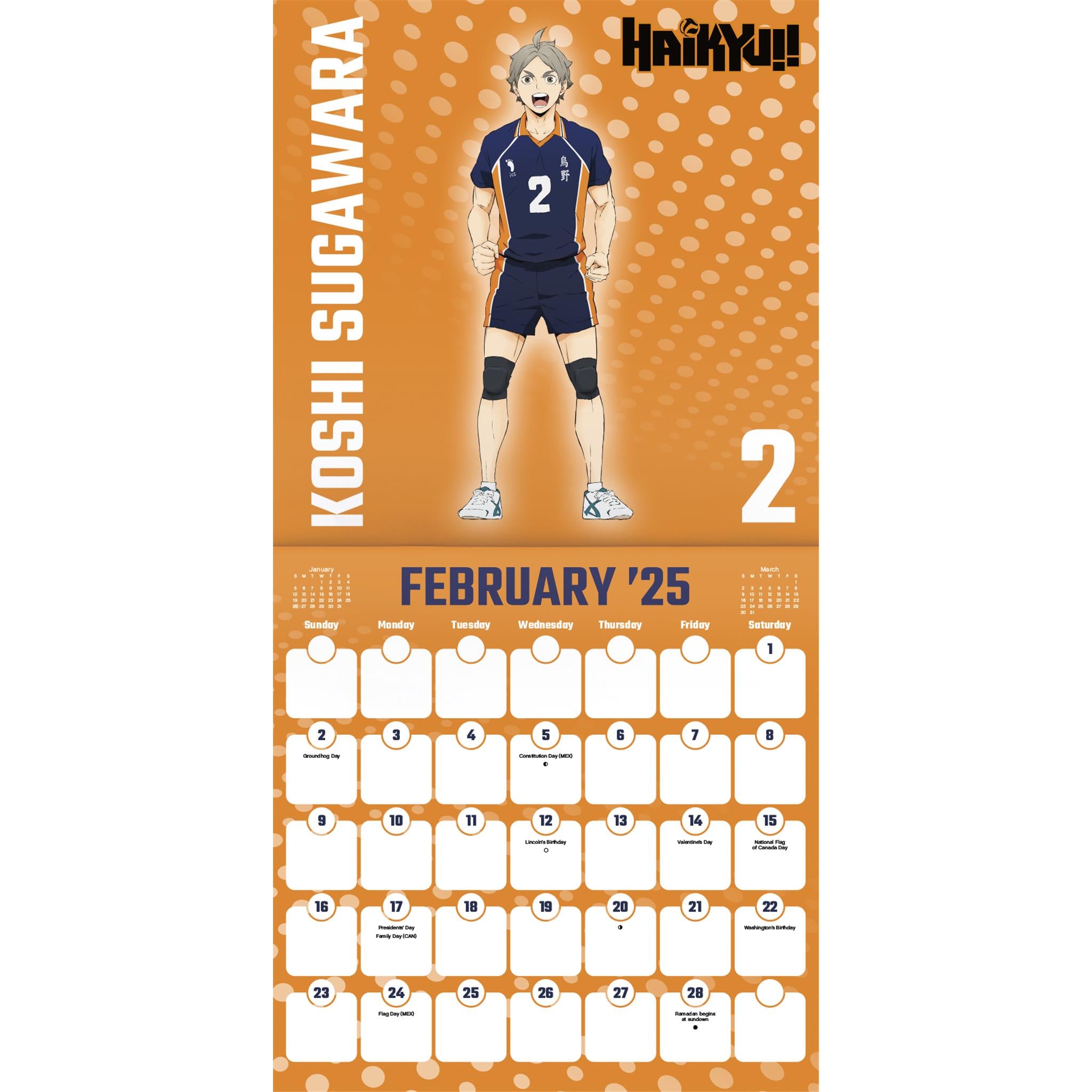 Haikyu Wall 2025 Calendar - Online Exclusive