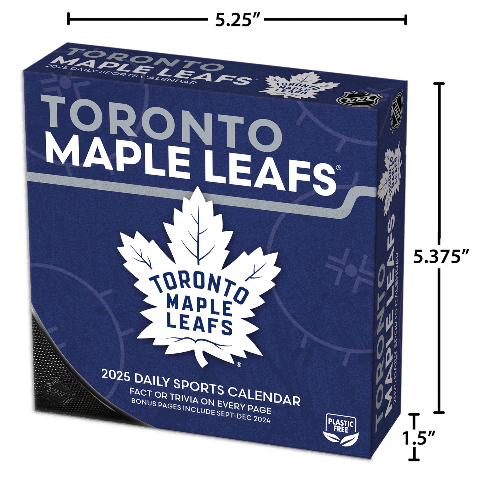 NHL Toronto Maple Leafs Box 2025 Calendar