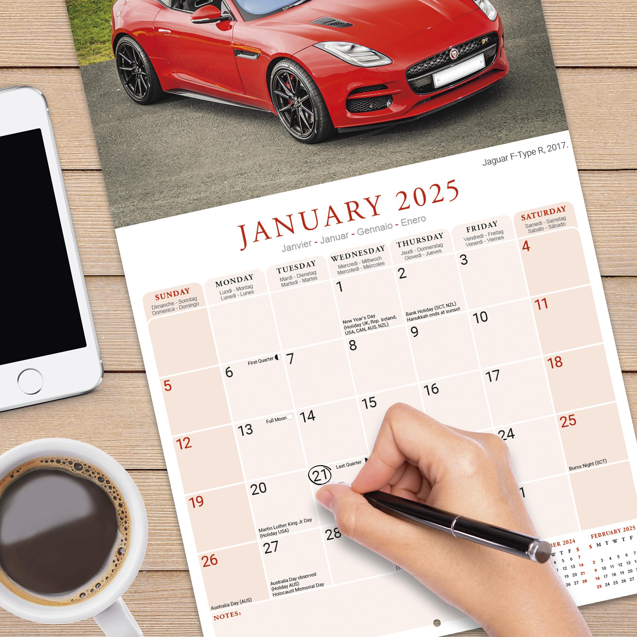 Jaguar Wall 2025 Calendar - Online Exclusive