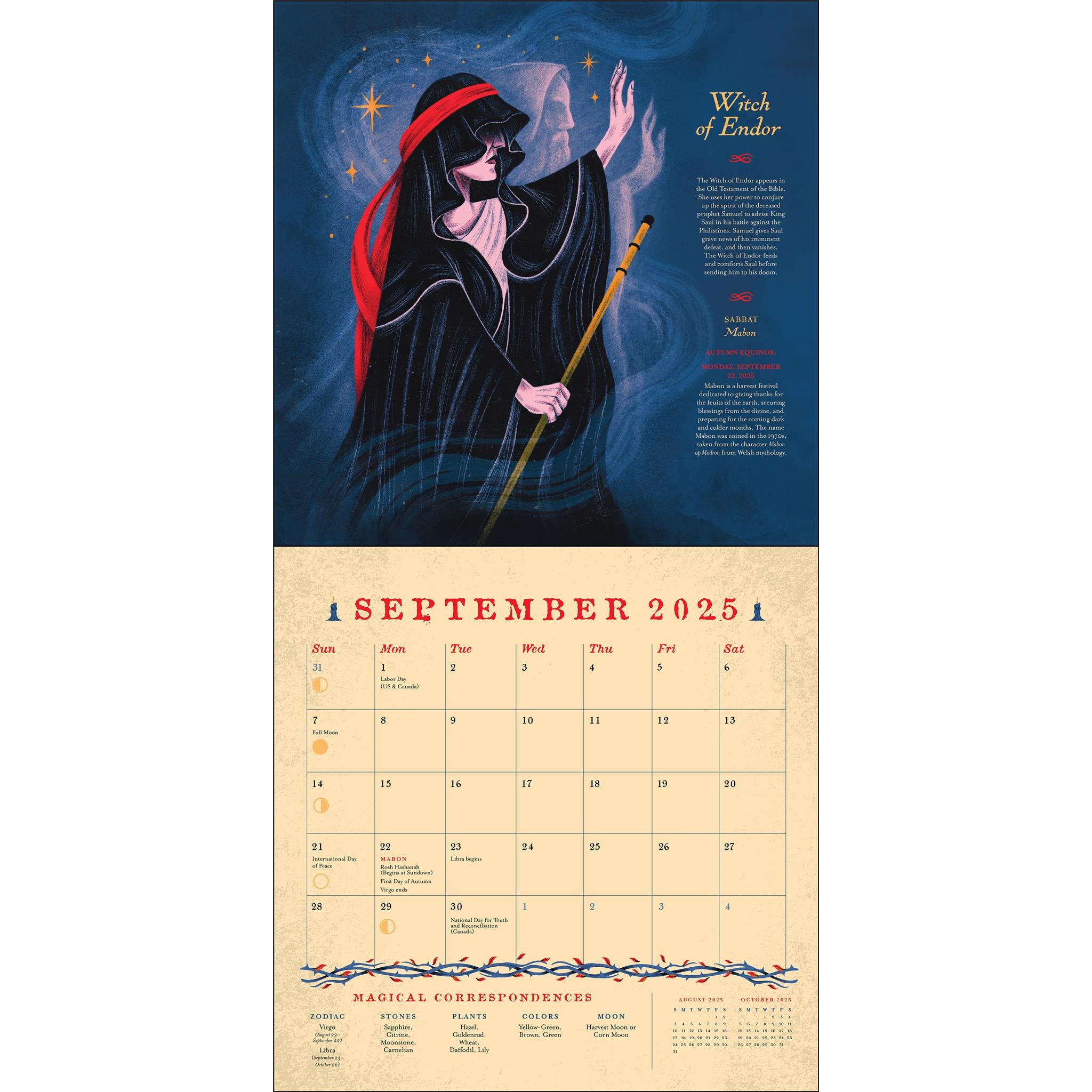 Witches Through History Wall 2025 Calendar - Online Exclusive